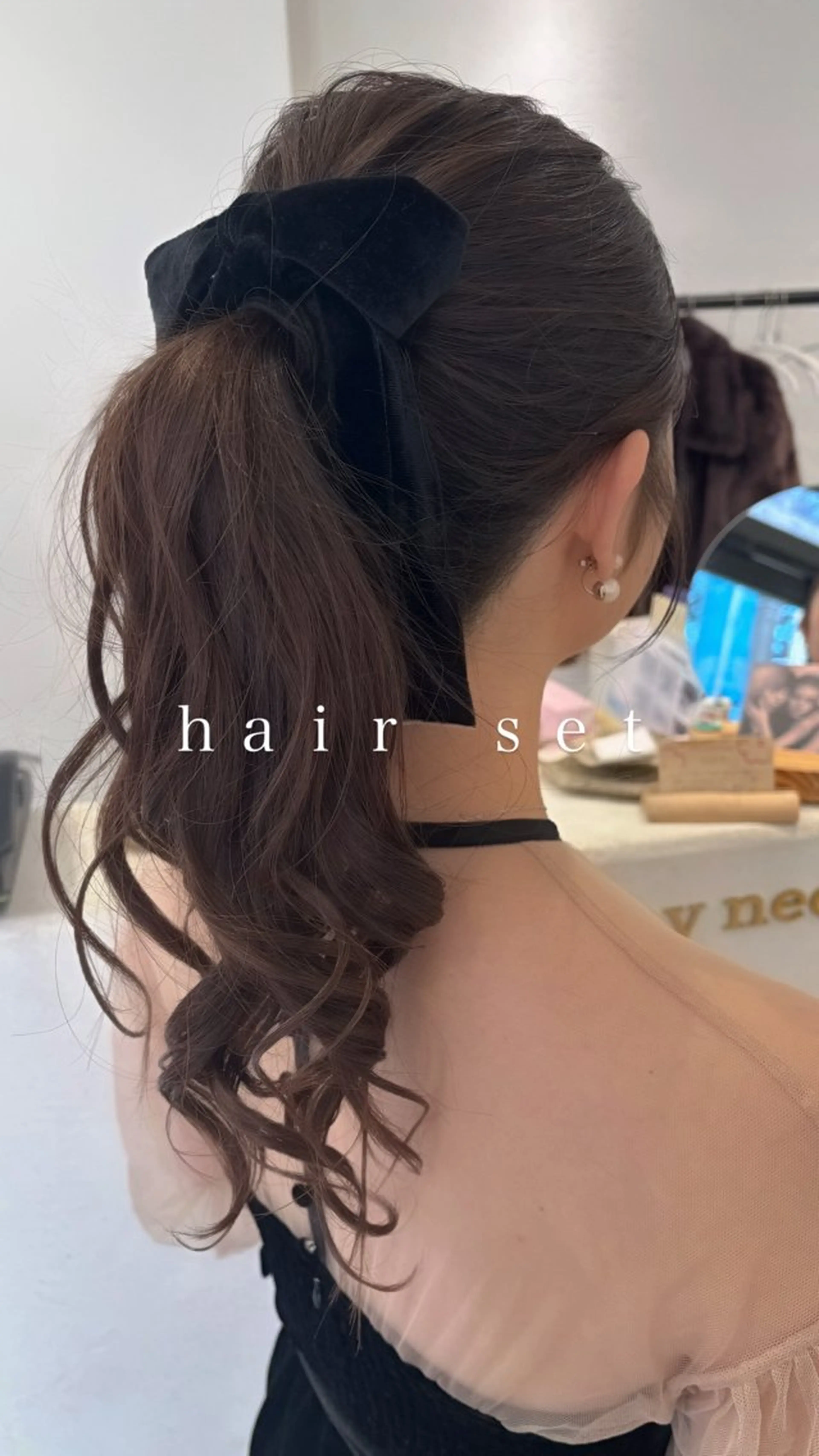 セミロング ヘアアレンジ hair shioのヘアスタイル