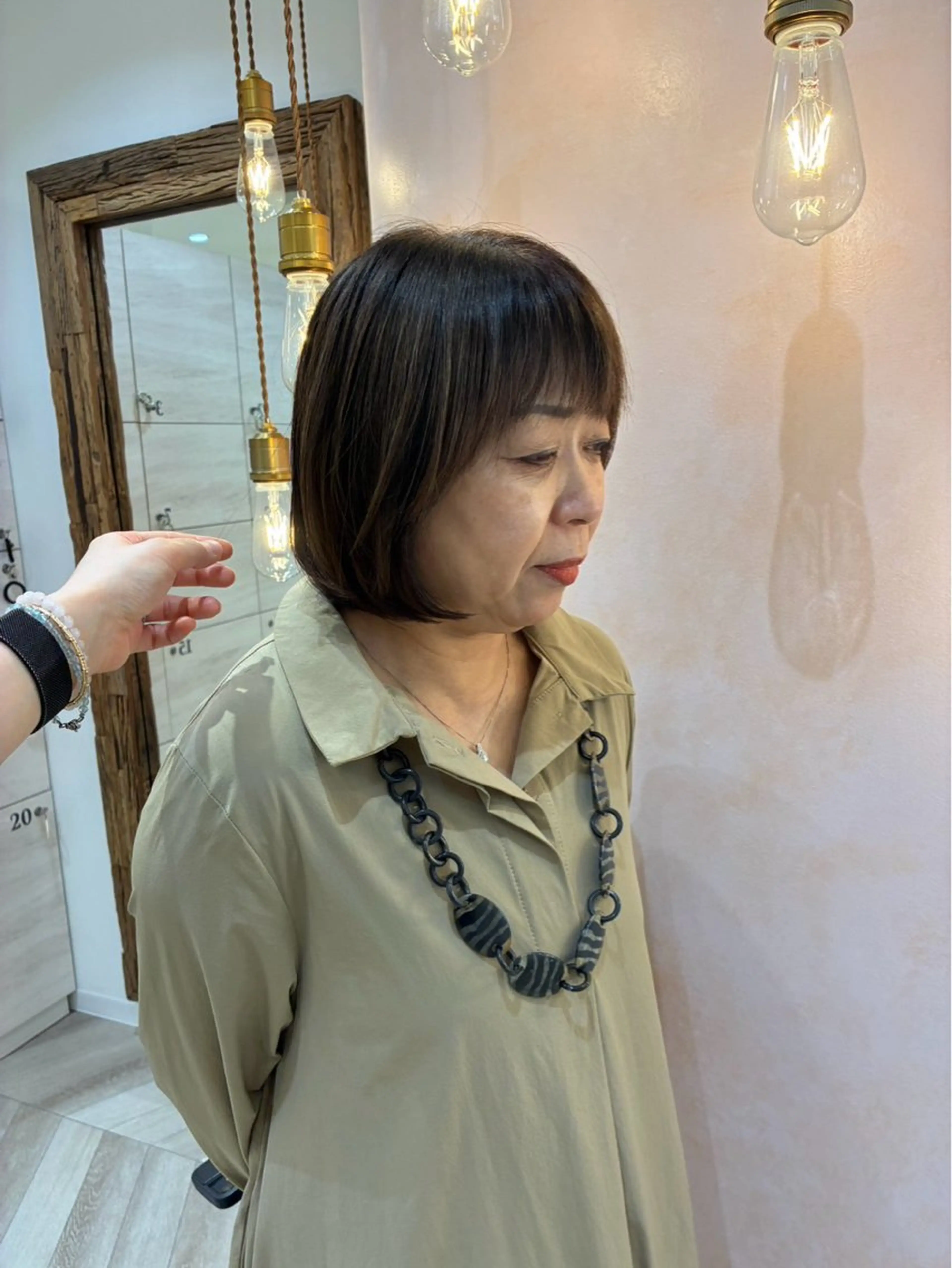 ショート 縮毛矯正 甲斐 美月のヘアスタイル