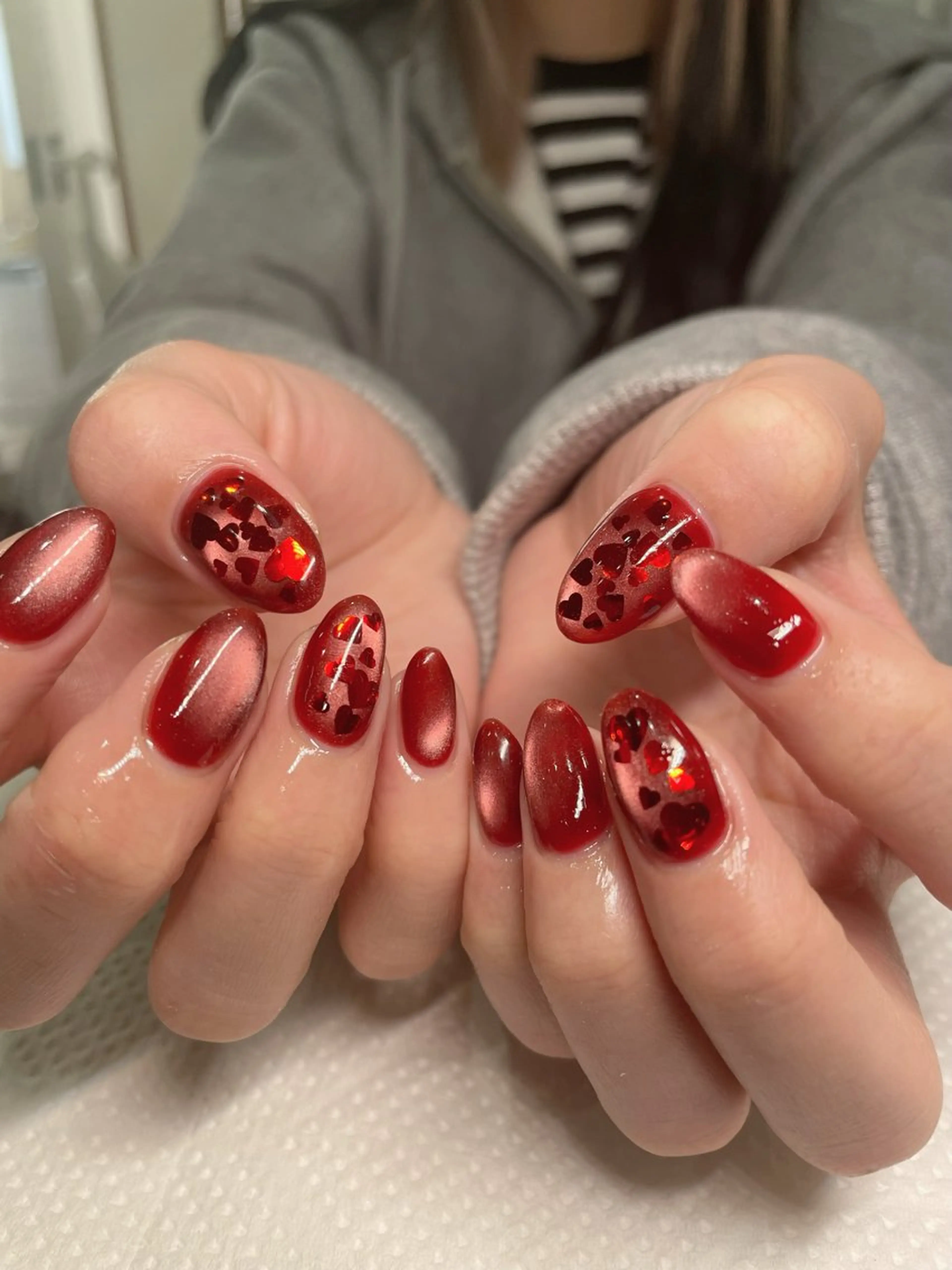 ネイル マグネットネイル ハンドネイル Ricnail☾ ayanoのネイルデザイン