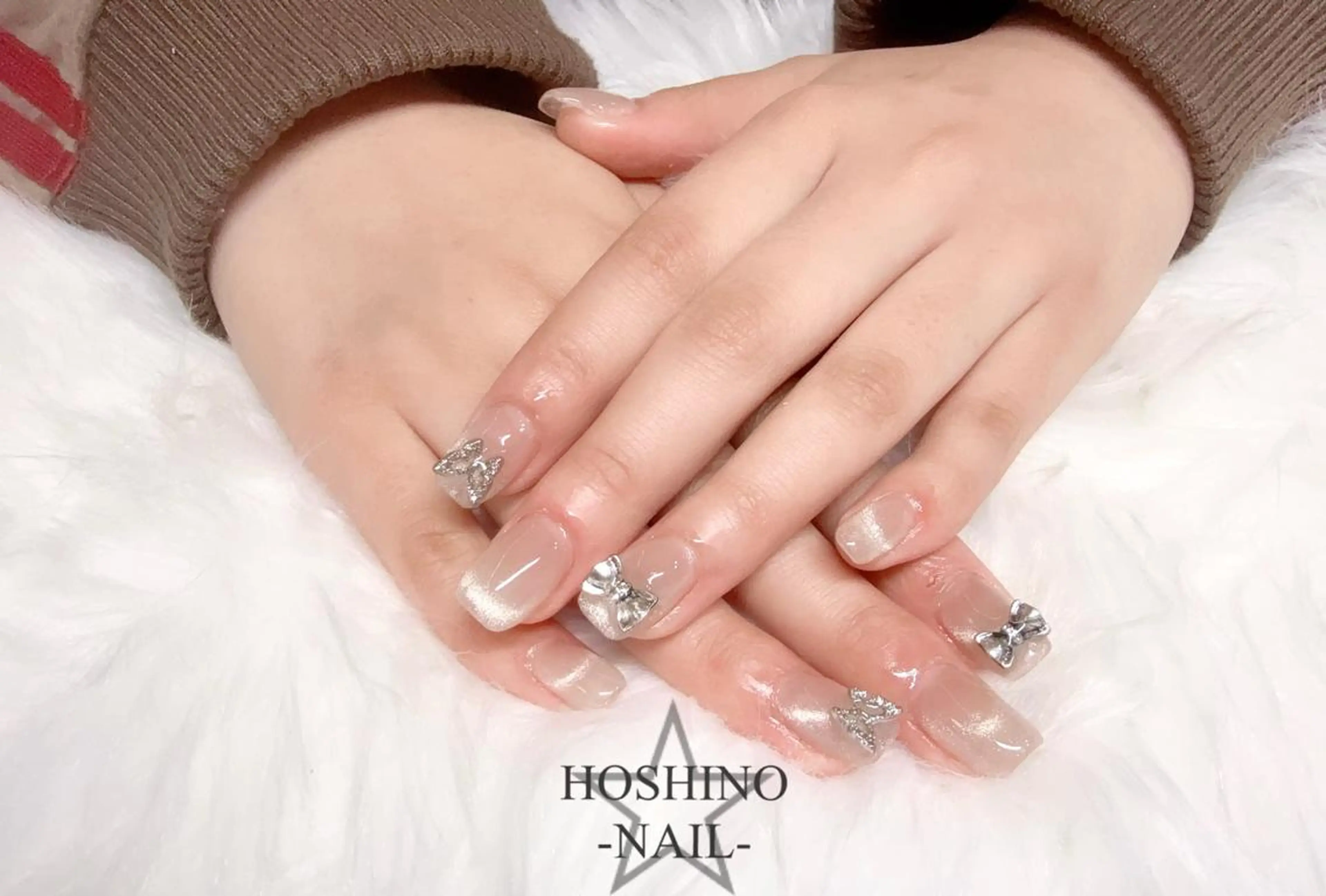 ネイル フレンチネイル マグネットネイル マグネットフレンチ ★Rena Nail★のネイルデザイン