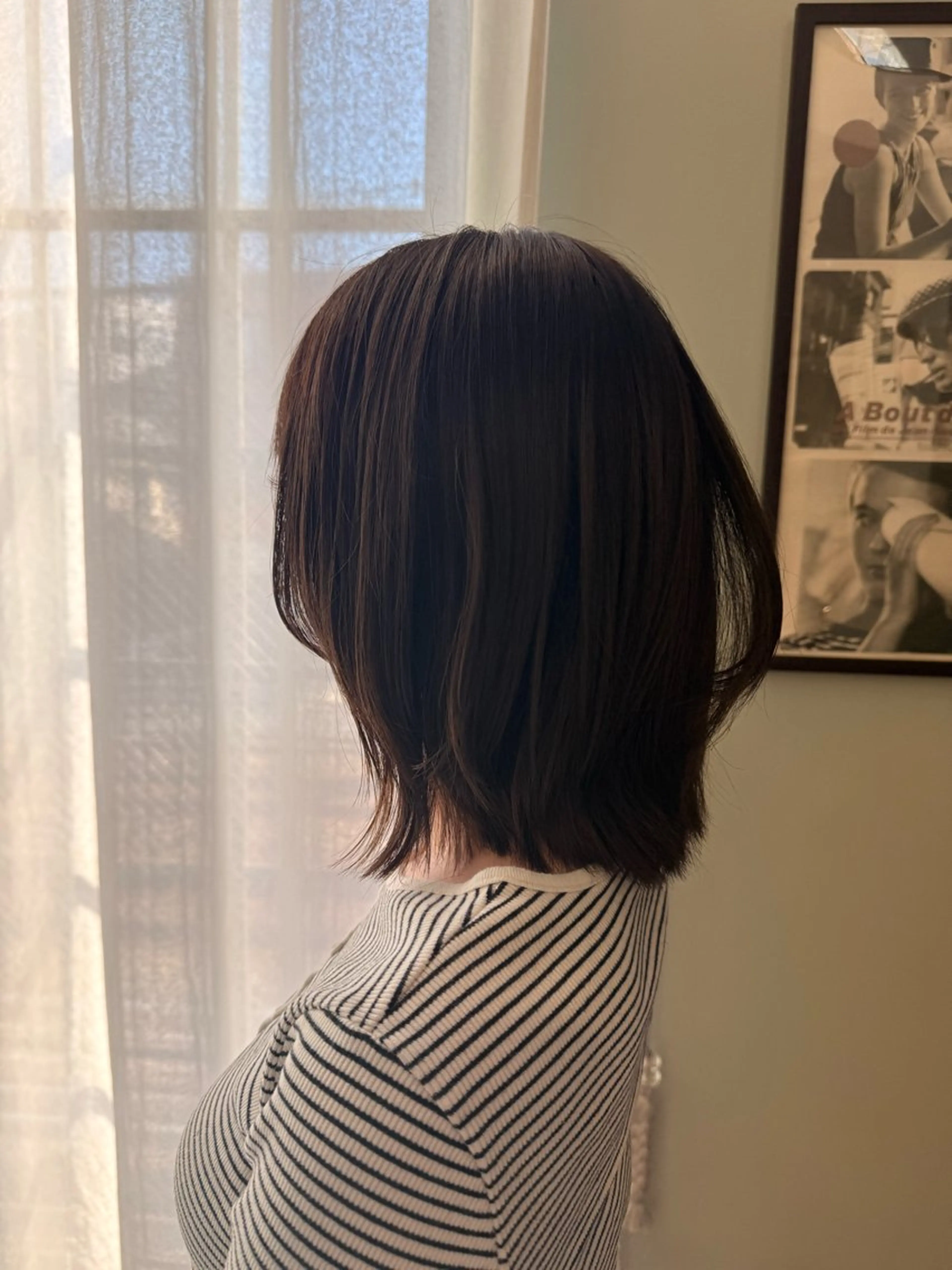 ミディアム カラー 透明感カラー グレージュ オリーブグレージュ オリーブグレー 伸ばしかけ カット ヘアカラー トリートメント Fukamiﾚｲﾔｰ /透明感/ﾌｪｰﾄﾞのヘアスタイル