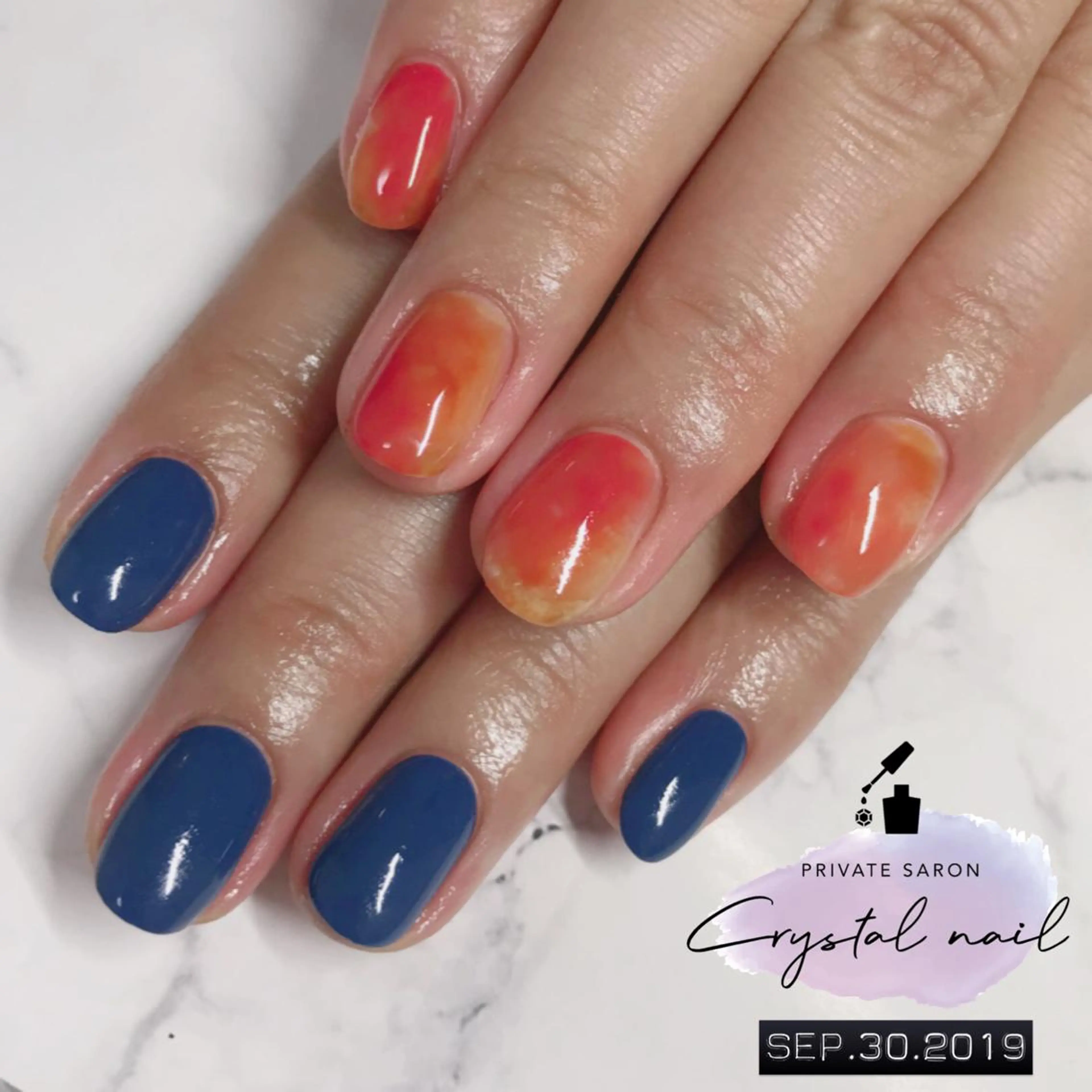 ネイル ニュアンスネイル ハンドネイル SCENERY NAILのネイルデザイン