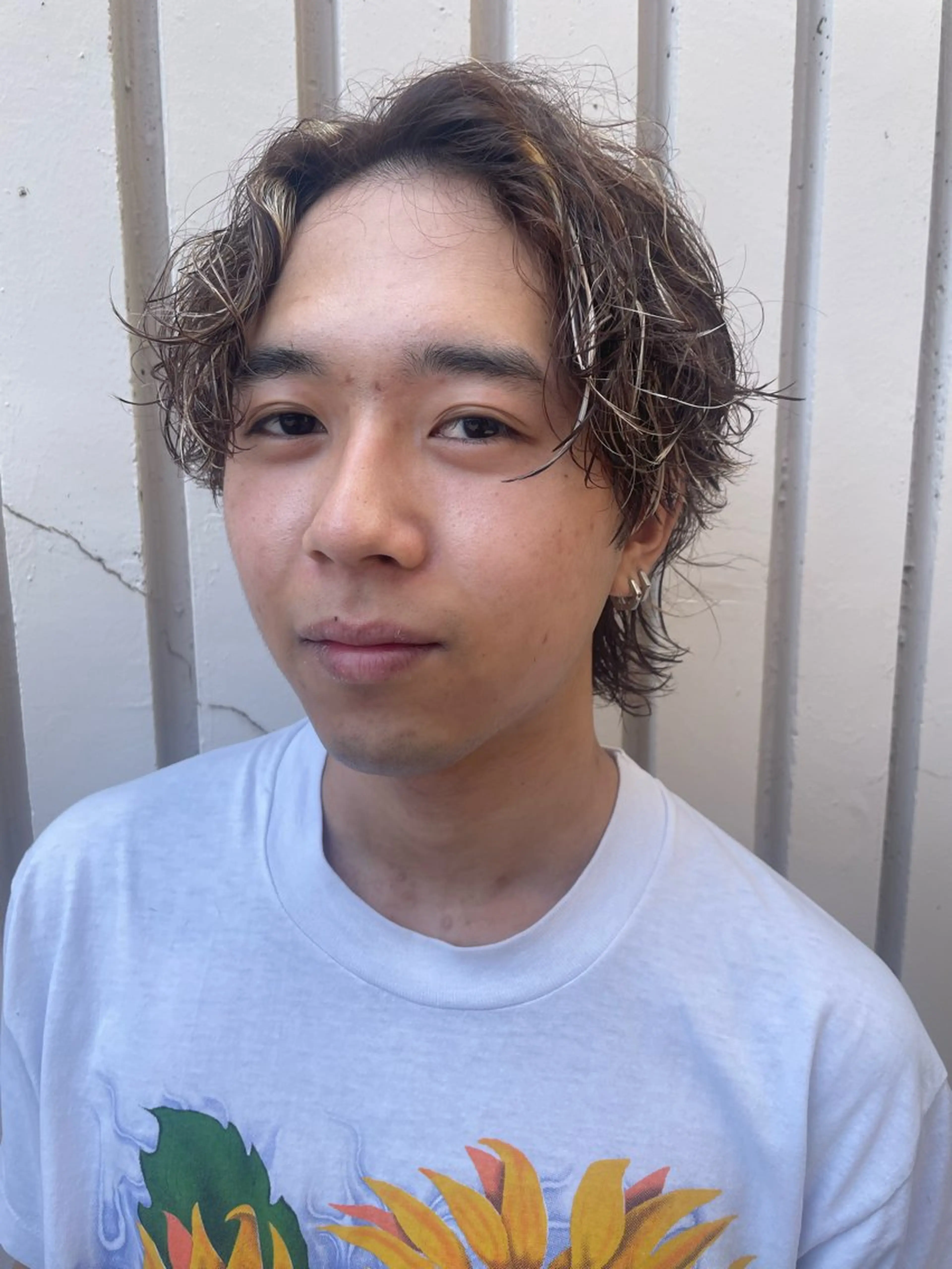 メンズ メンズハイライト メンズパーマ カット パーマ VIM hair おもろまち所属・沖縄メンズパーマ/ TSUME🌈のヘアスタイル