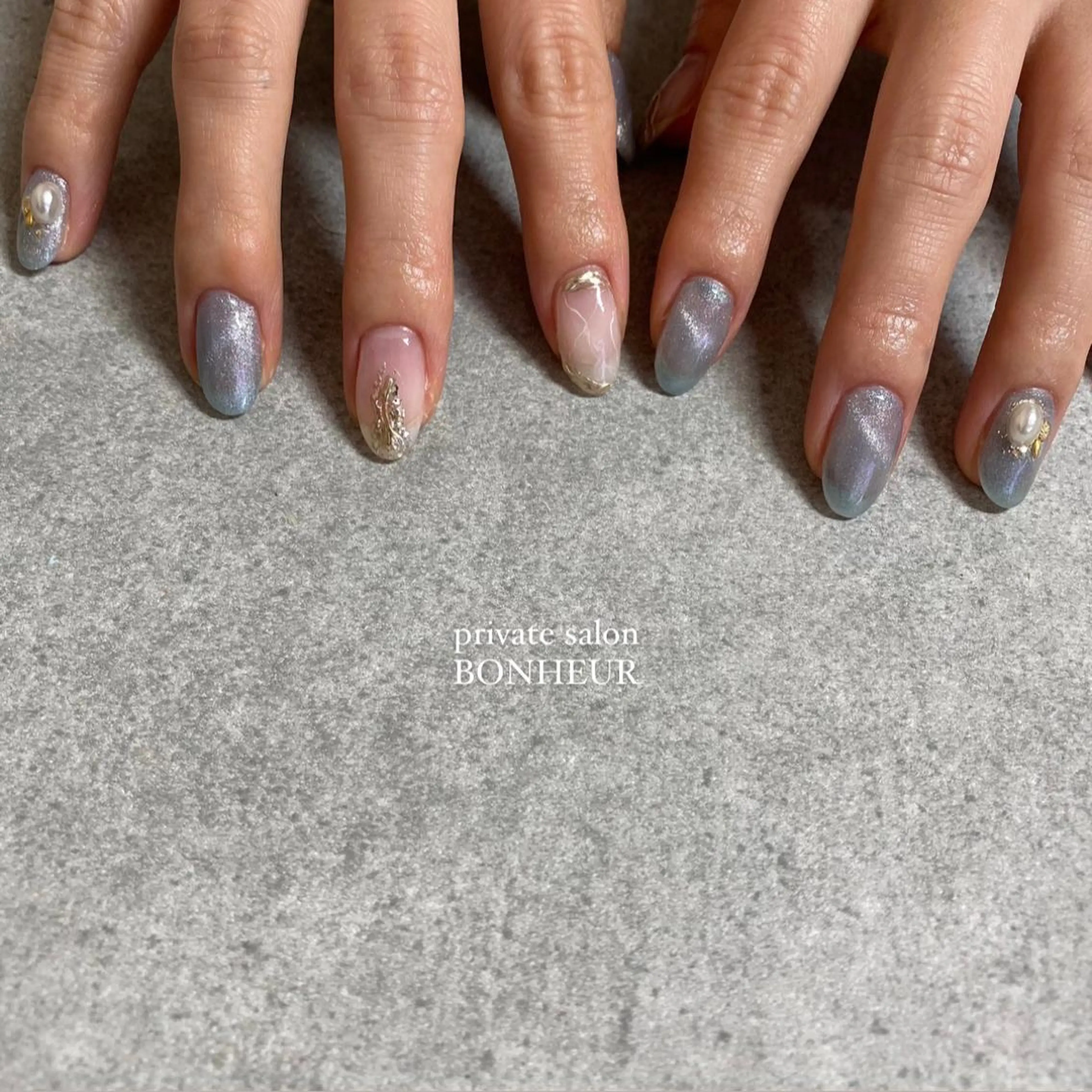 ネイル ハンドネイル BONHEUR Annaのネイルデザイン