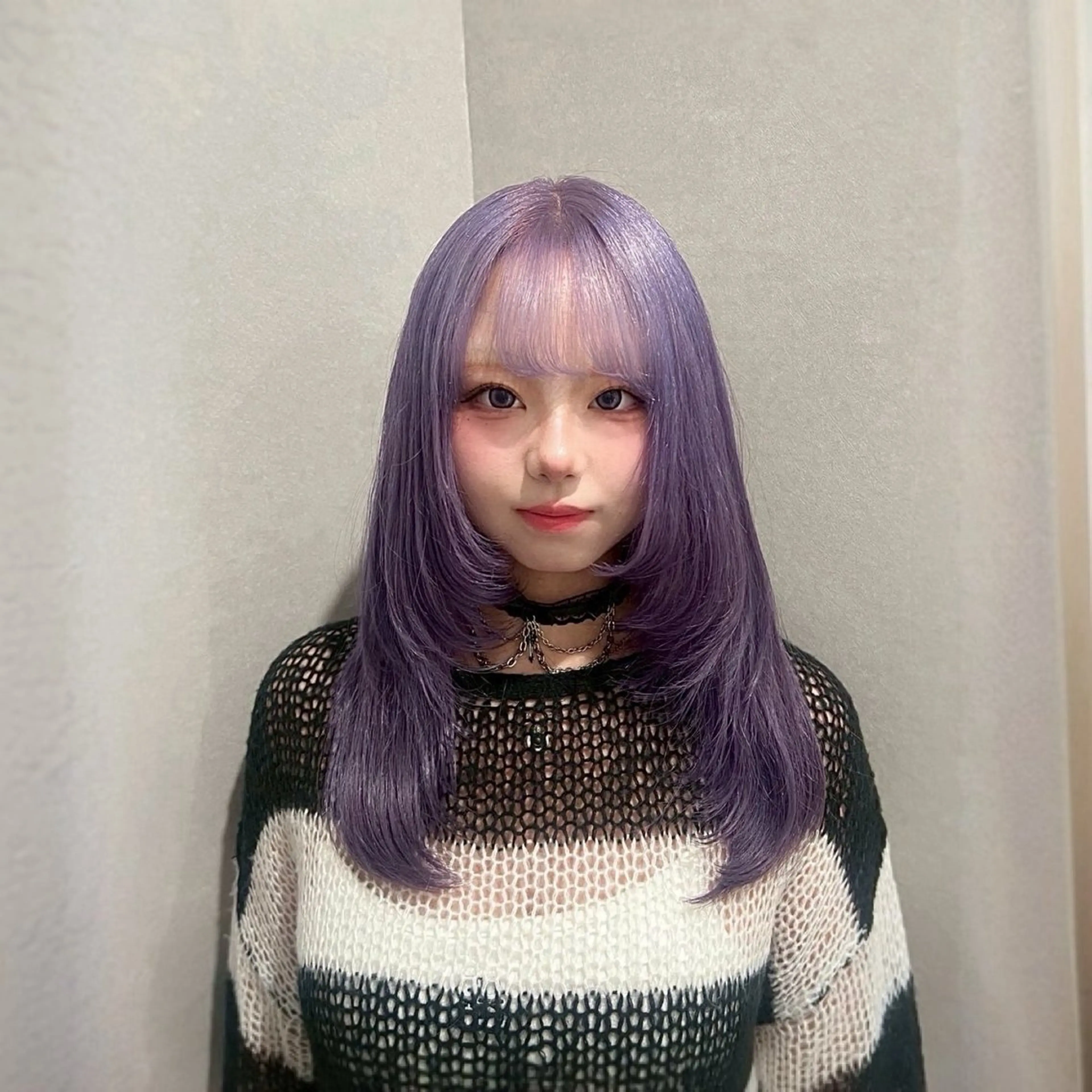 セミロング 🖤韓国系🇰🇷カ ラーkokona🖤のヘアスタイル