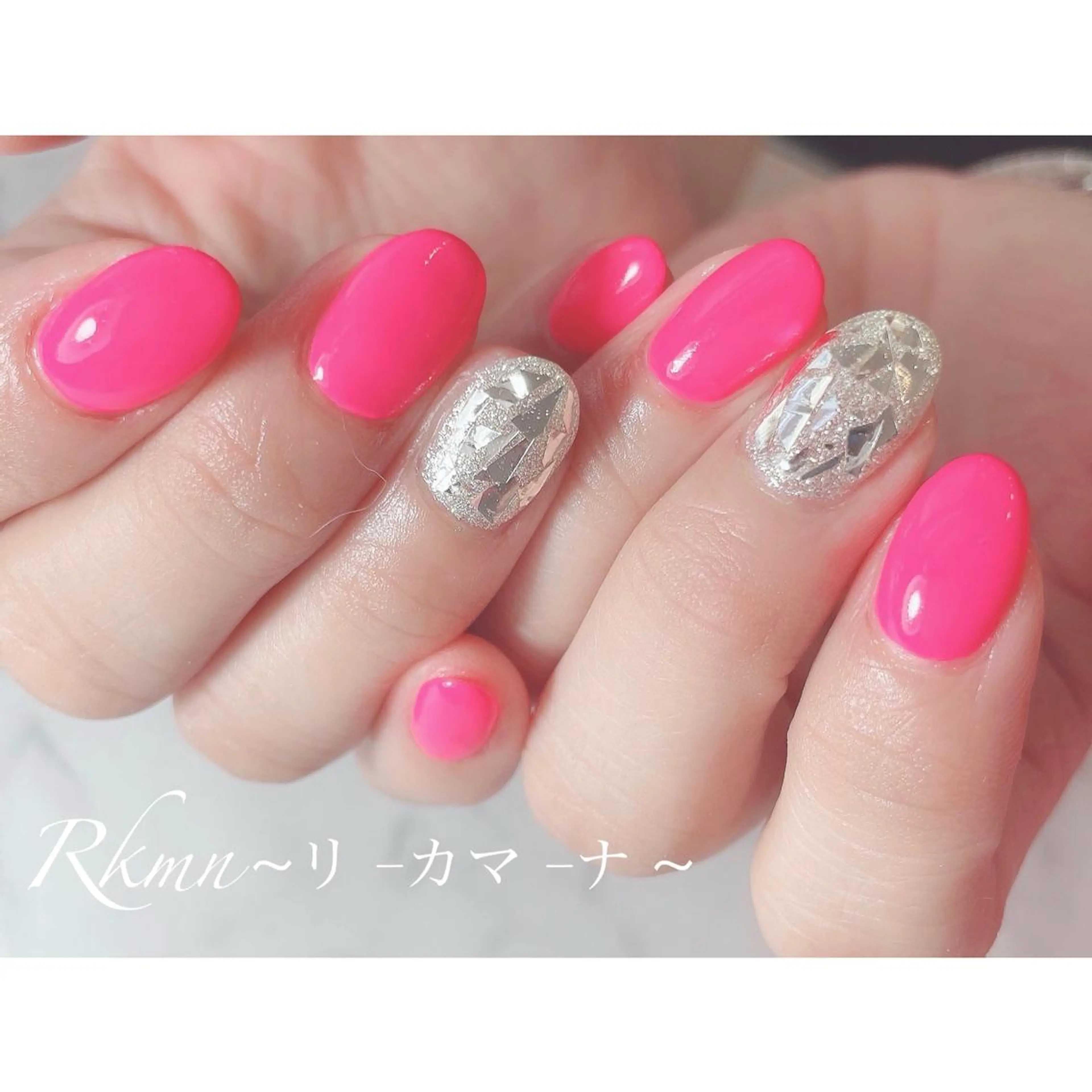 ネイル アートネイル フレンチネイル ジェルネイル グラデーション ピンク ハンドネイル フットネイル ハンドケア Rkmn ~リ-カマ-ナ~のネイルデザイン