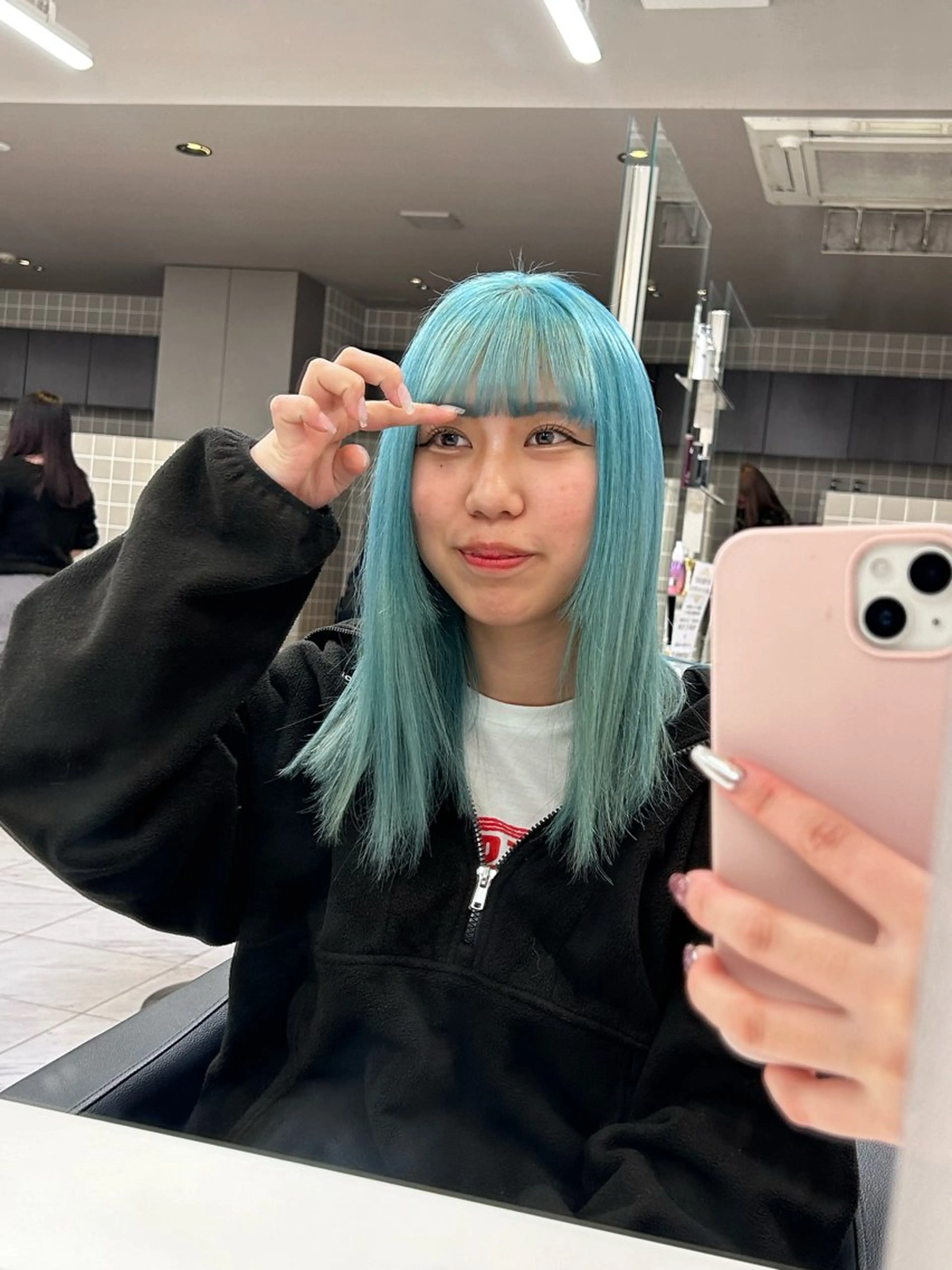 カラー ヘアカラー トリートメント 透明感ベージュ🤎 ナチュラルレイヤーのヘアスタイル