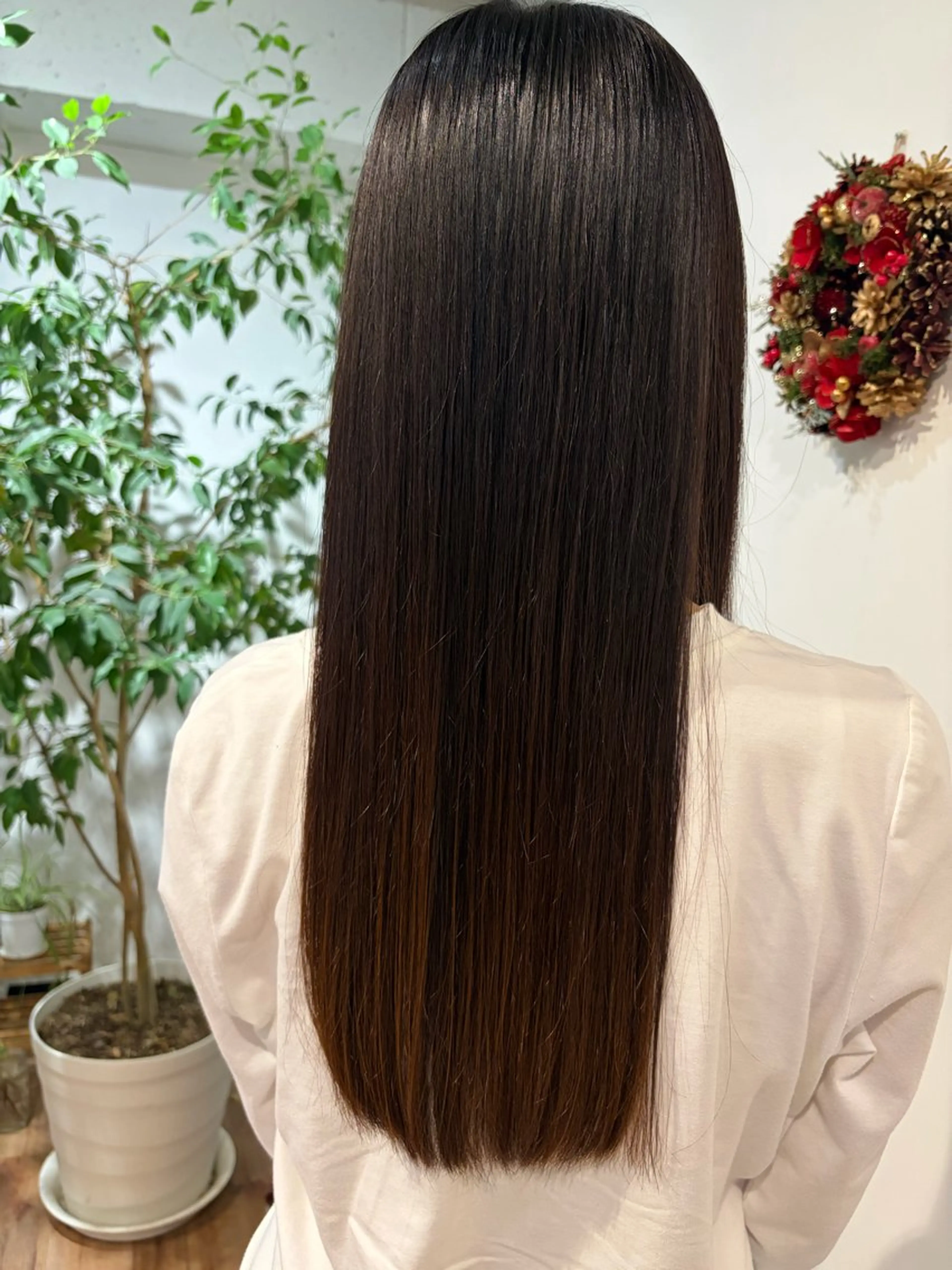 🦋最高級うる艶トリートメント&カット&縮毛矯正の写真