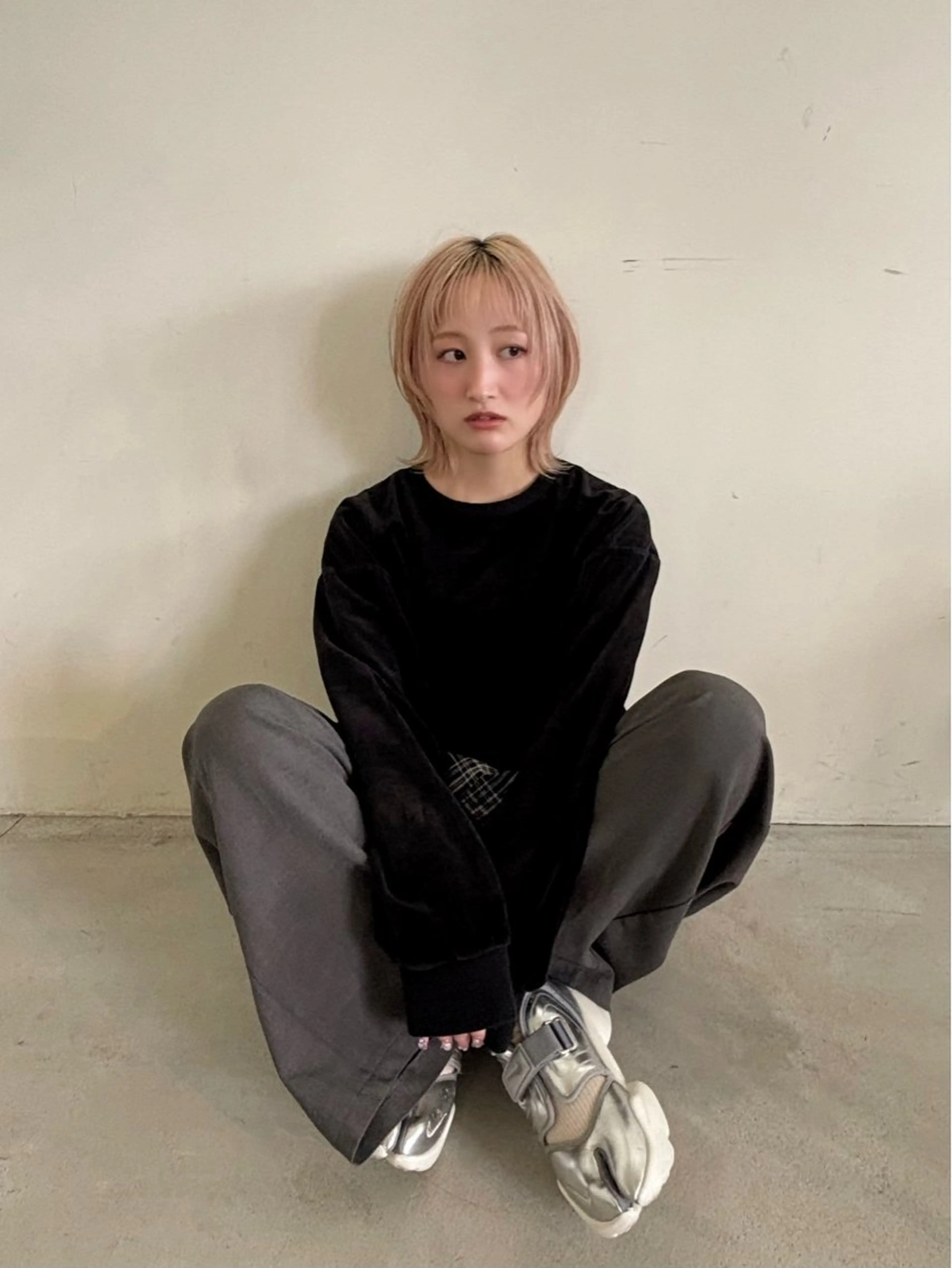 ミディアム カット トリートメント 勝田 沙耶のヘアスタイル