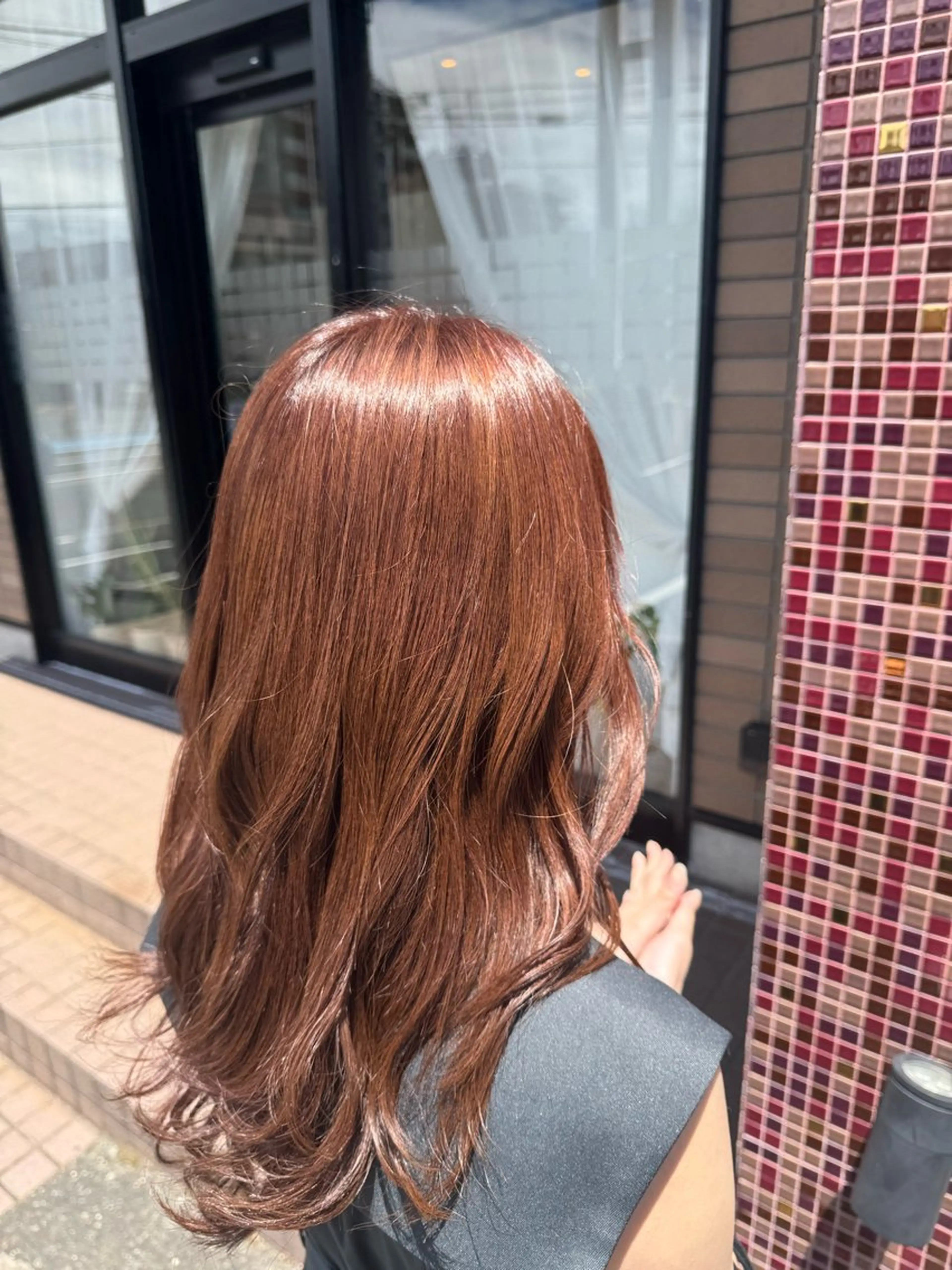 セミロング フカモト カエデのヘアスタイル