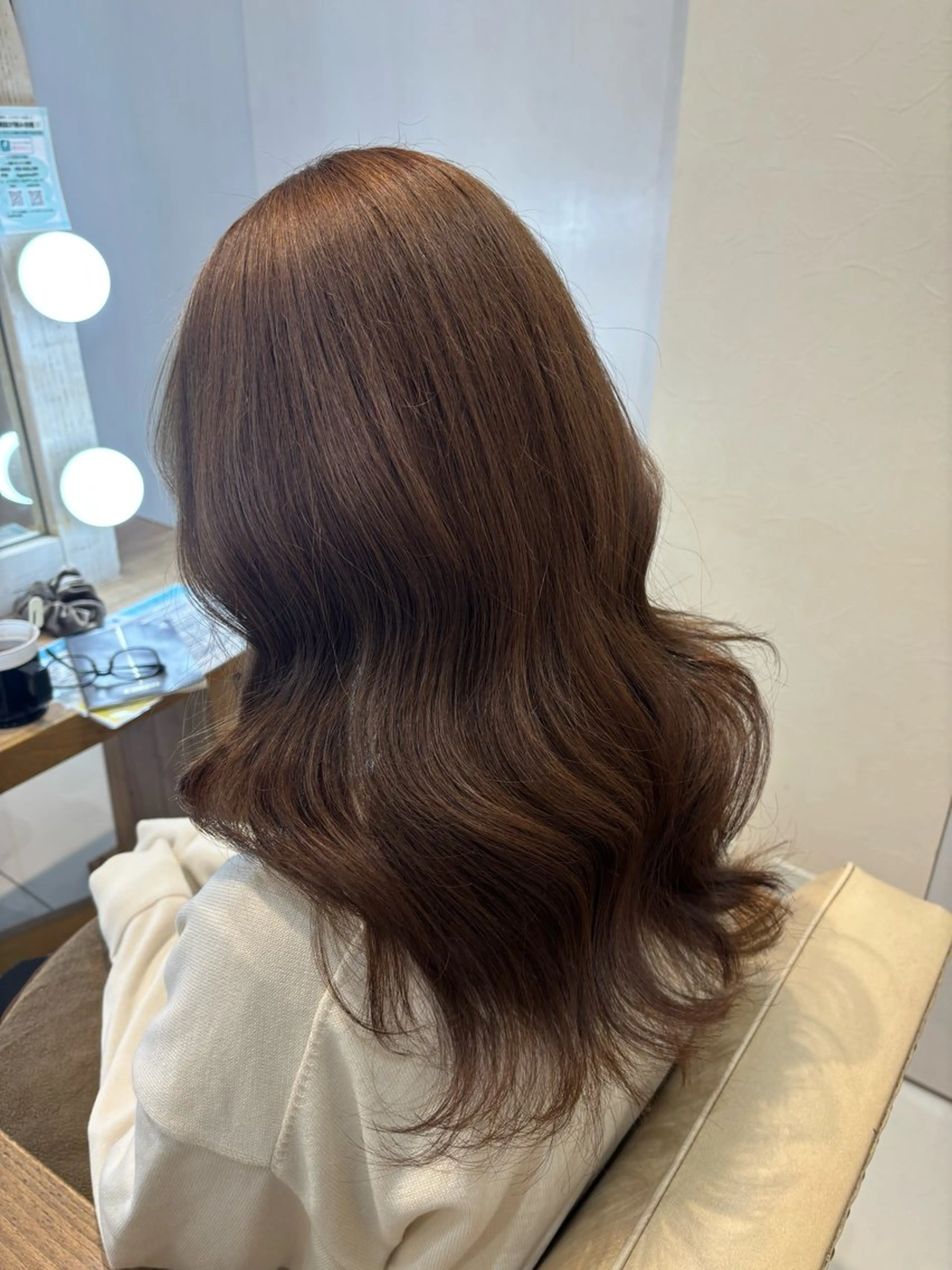 セミロング カラー ベージュカラー ヘアカラー トリートメント 本厚木/練習モデル 募集/かりん🐰のヘアスタイル