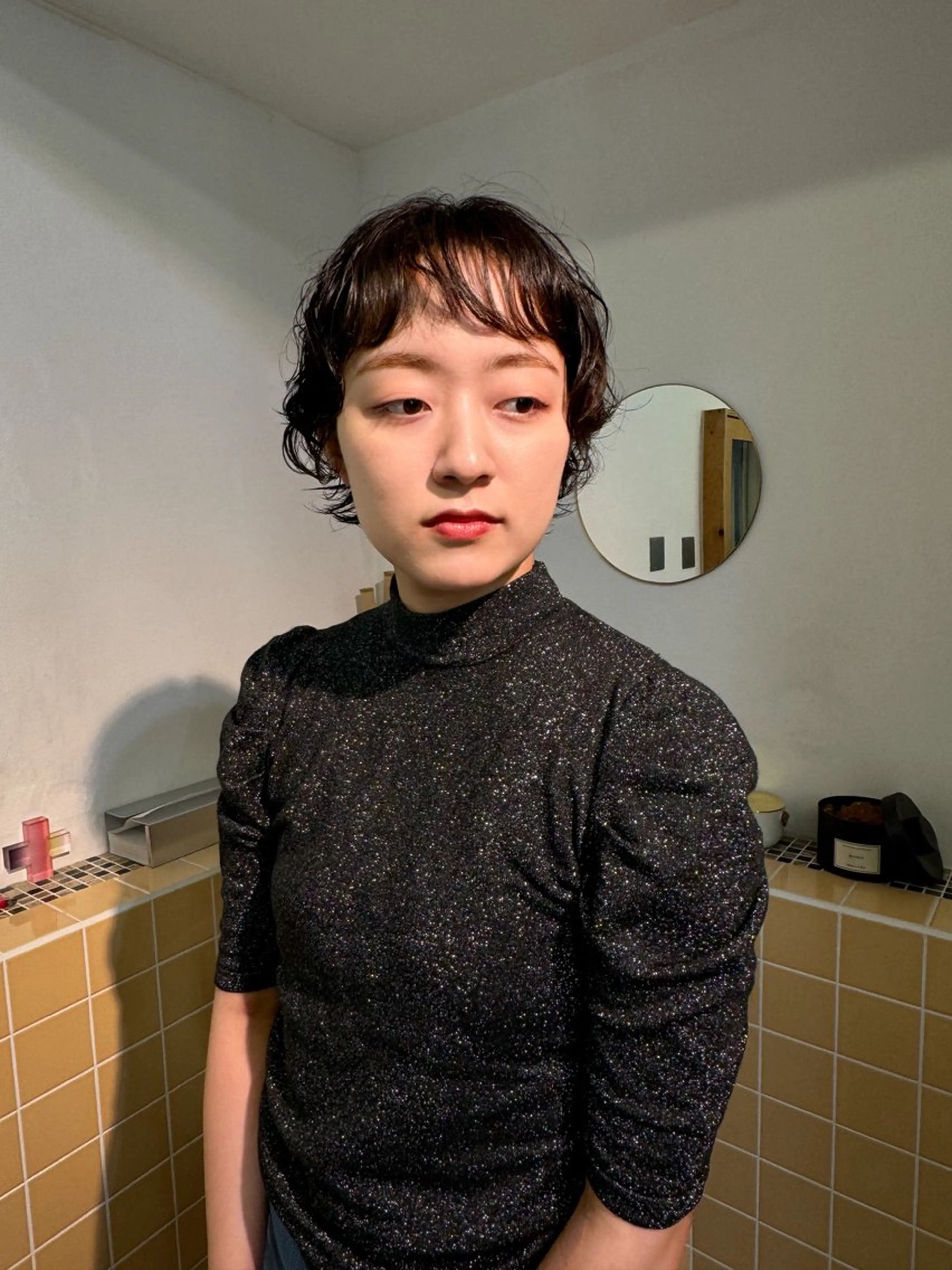 ショート パーマ くせ毛 ショートヘア Seeknext // Rukaのヘアスタイル