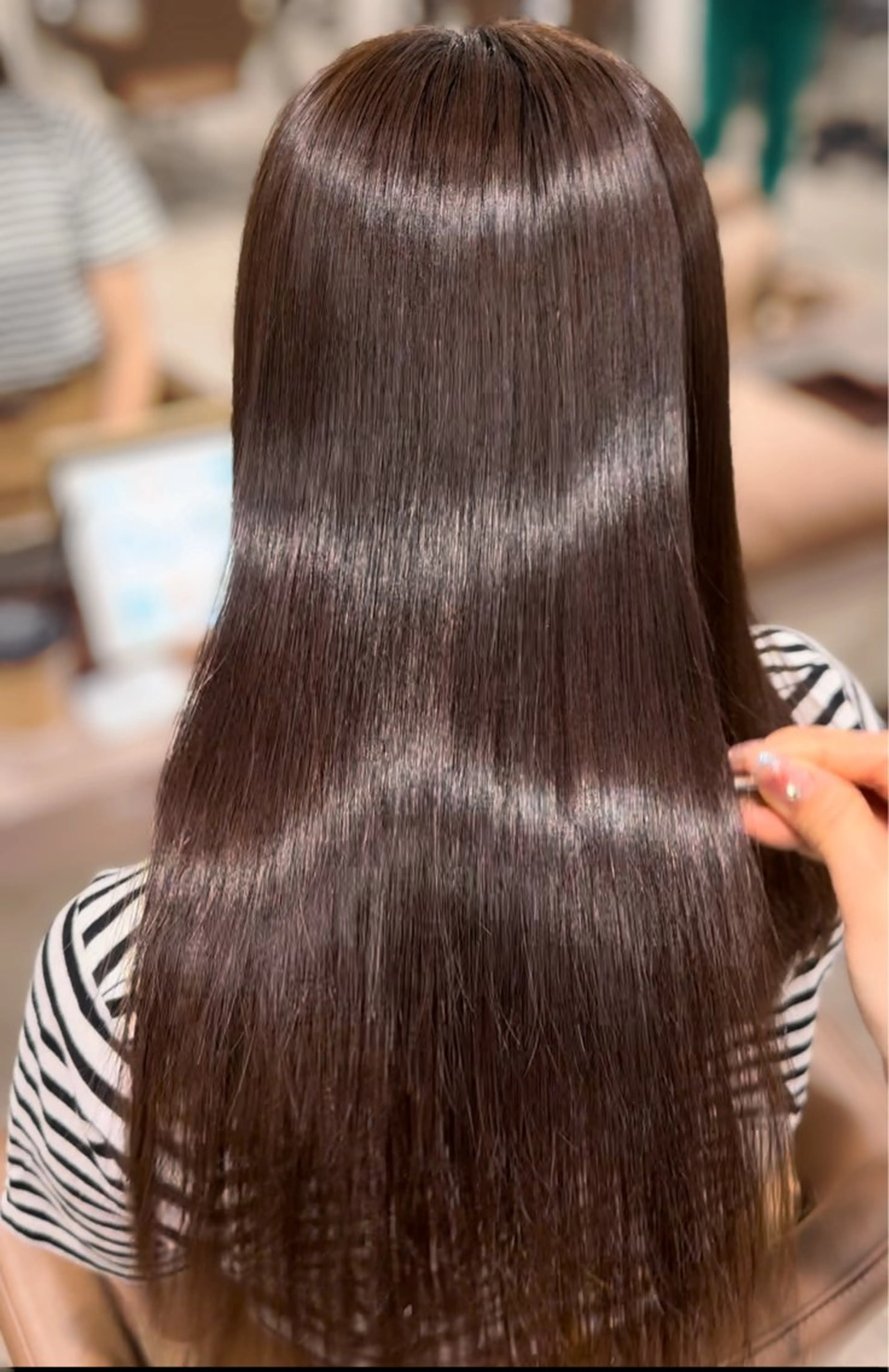 ミディアム パーマ 艶カラー/ヘアセット 着付け　ふうか　渋谷のヘアスタイル