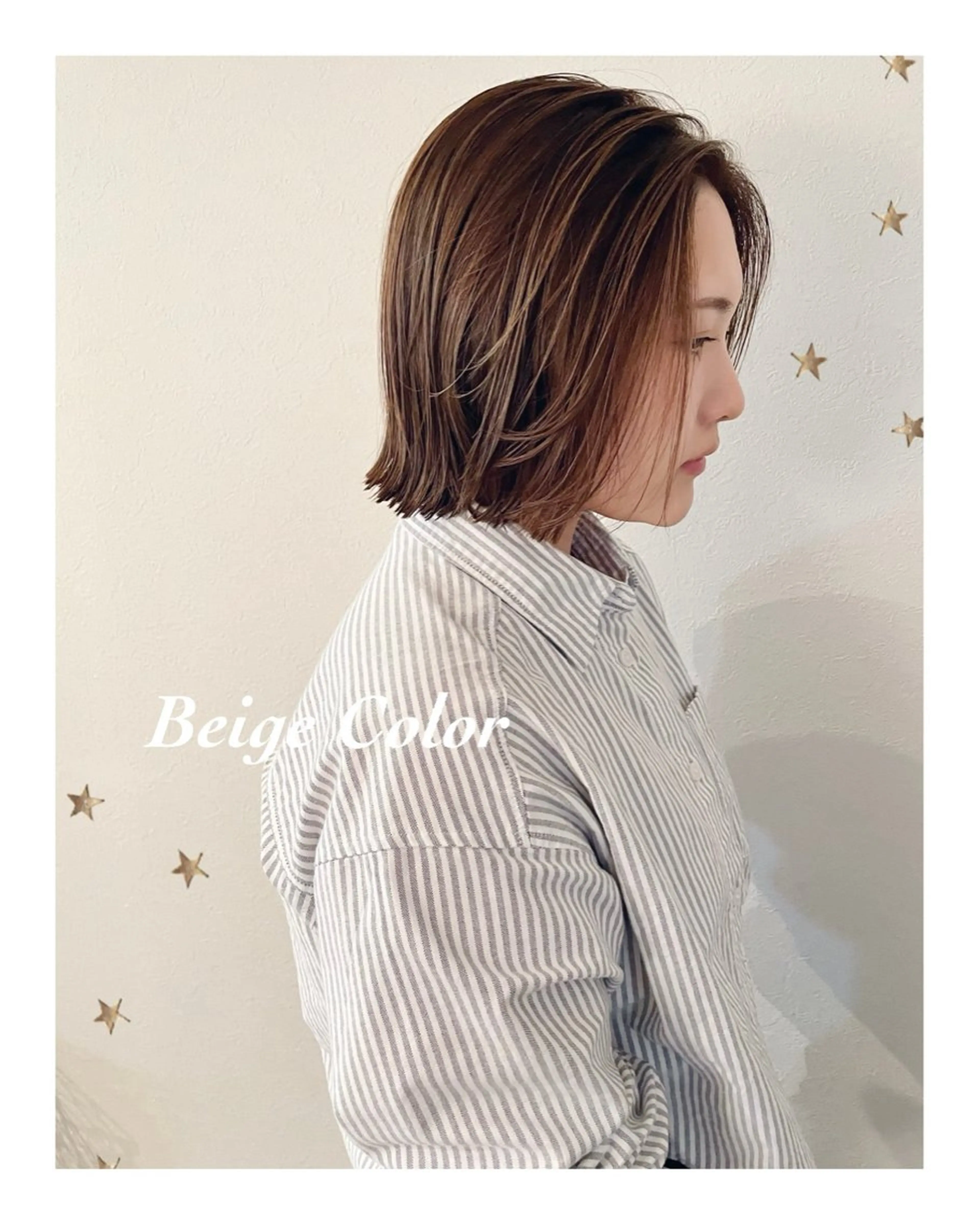 ショート カラー カット ヘアカラー 市川 千夏のヘアスタイル