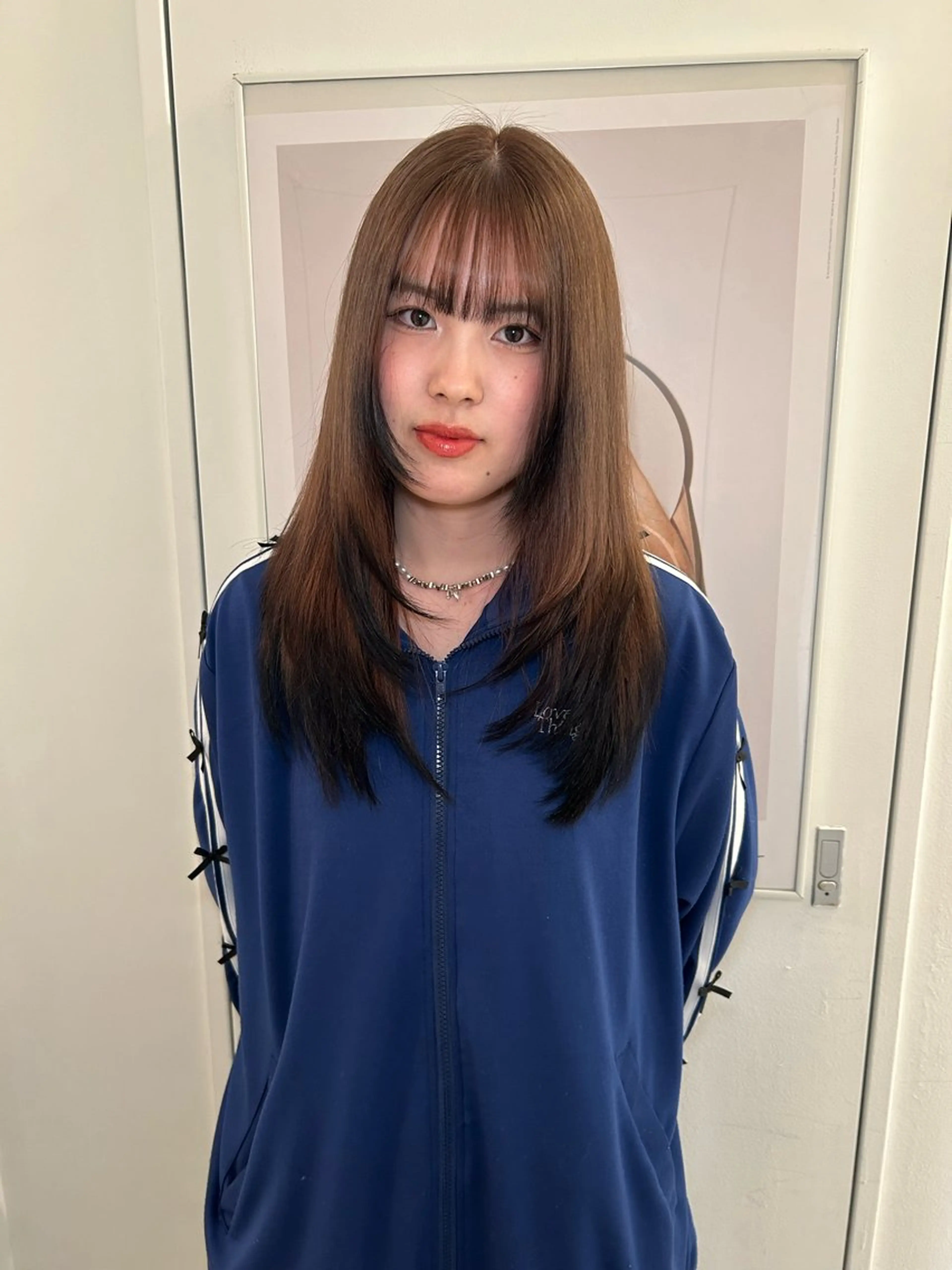 セミロング カラー ヘアカラー ダブルカラー/ 艶カラー／こうきのヘアスタイル