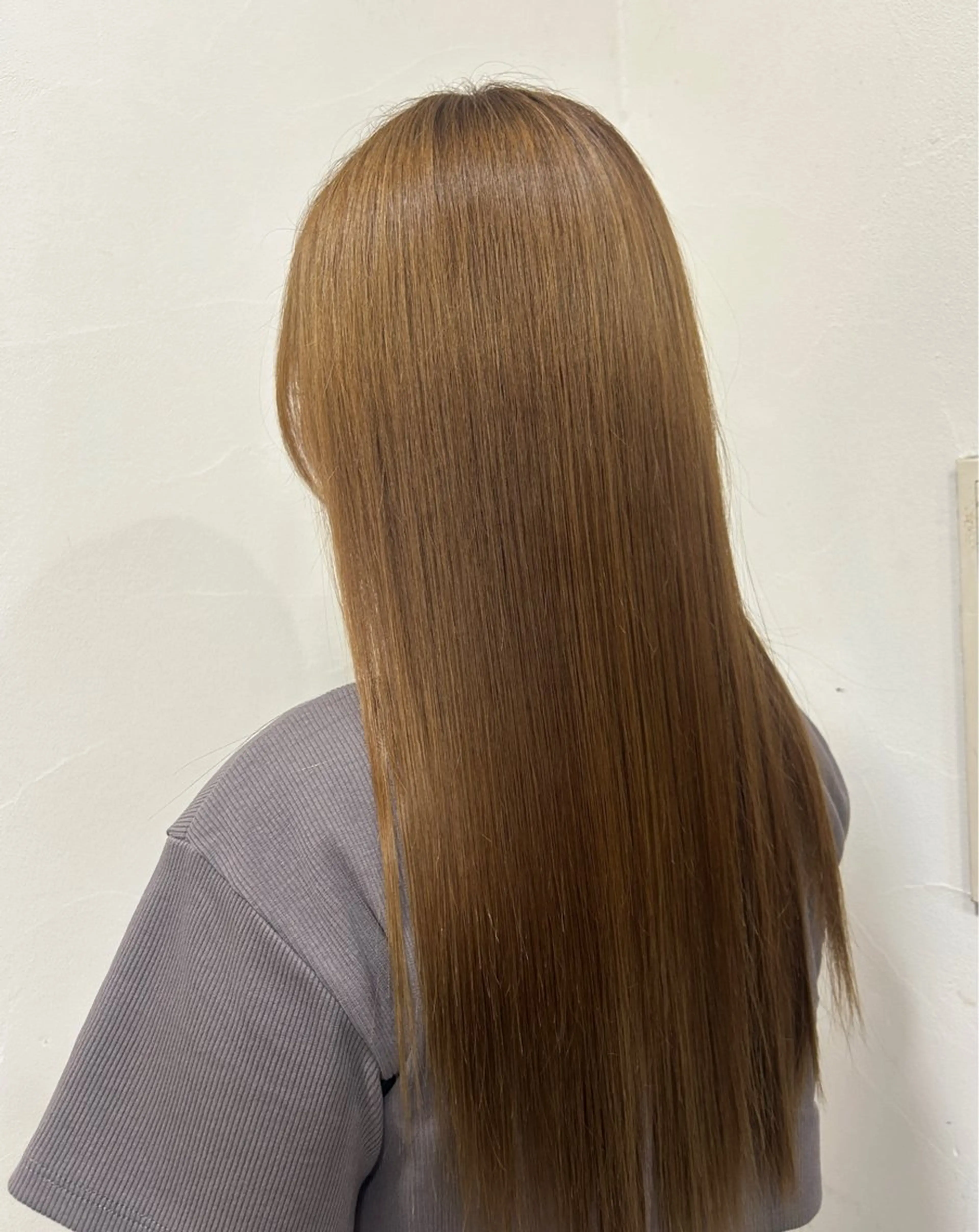 ロング カラー ベージュカラー ブリーチ ブリーチなしカラー ヘアカラー トリートメント ヘッドスパ 🍊小川実里🍊 /カラーレイヤーのヘアスタイル