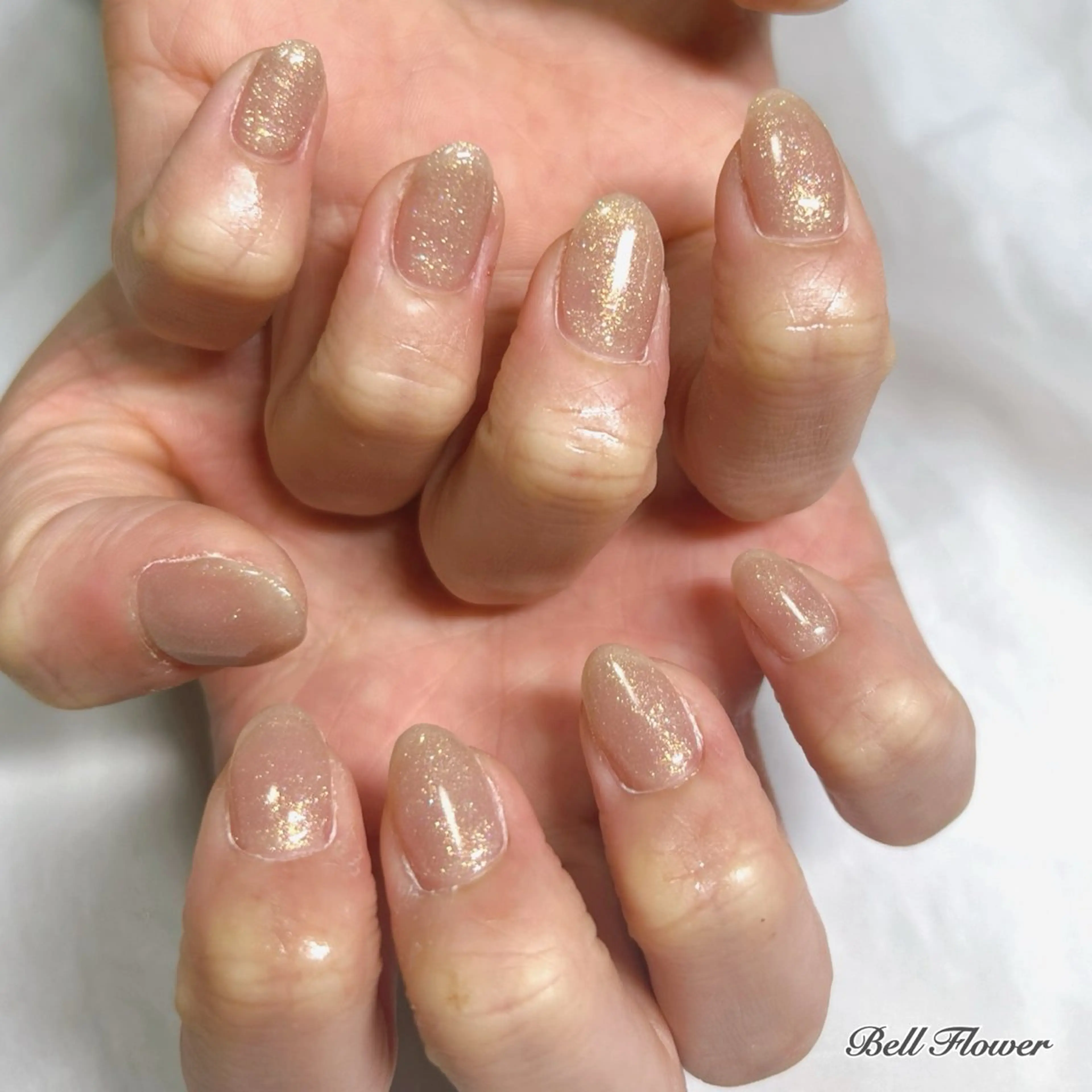 ネイル ハンドネイル Bell Flowerのネイルデザイン