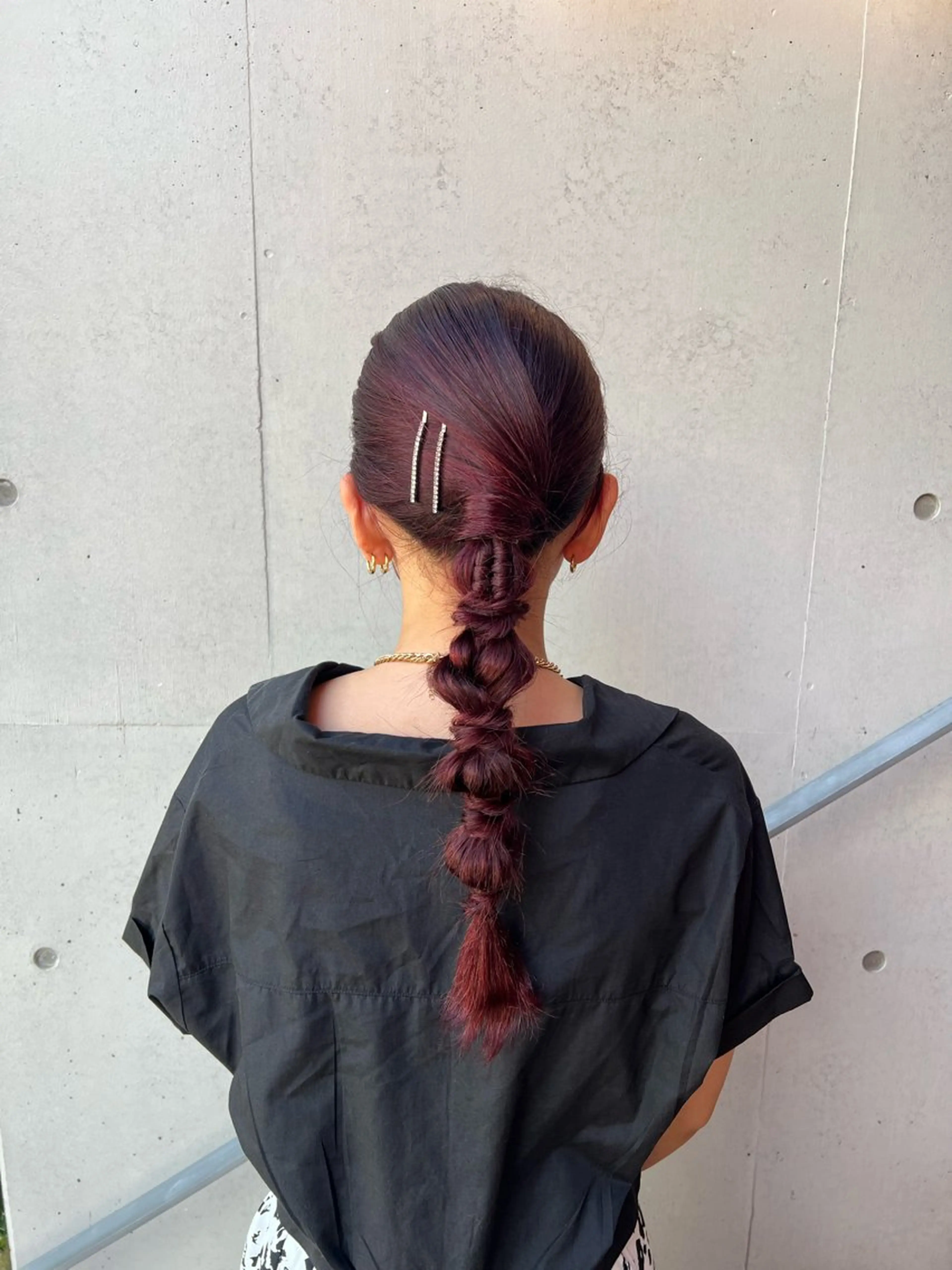 ロング ヘアアレンジ yuka/ ヘアセットのヘアスタイル