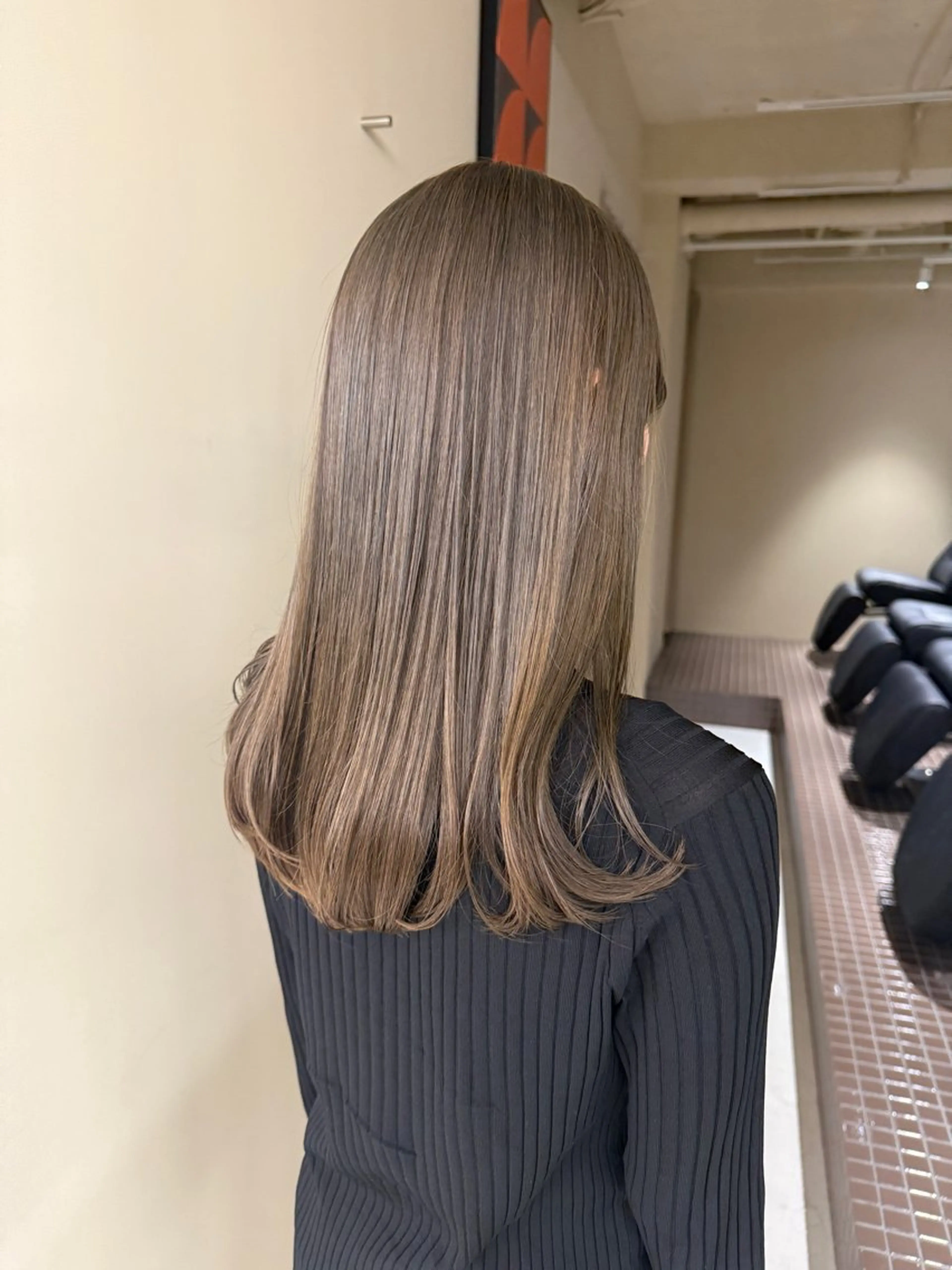 ロング カラー カット ヘアカラー トリートメント 表参道🌿赤み消し カラー/チナツのヘアスタイル