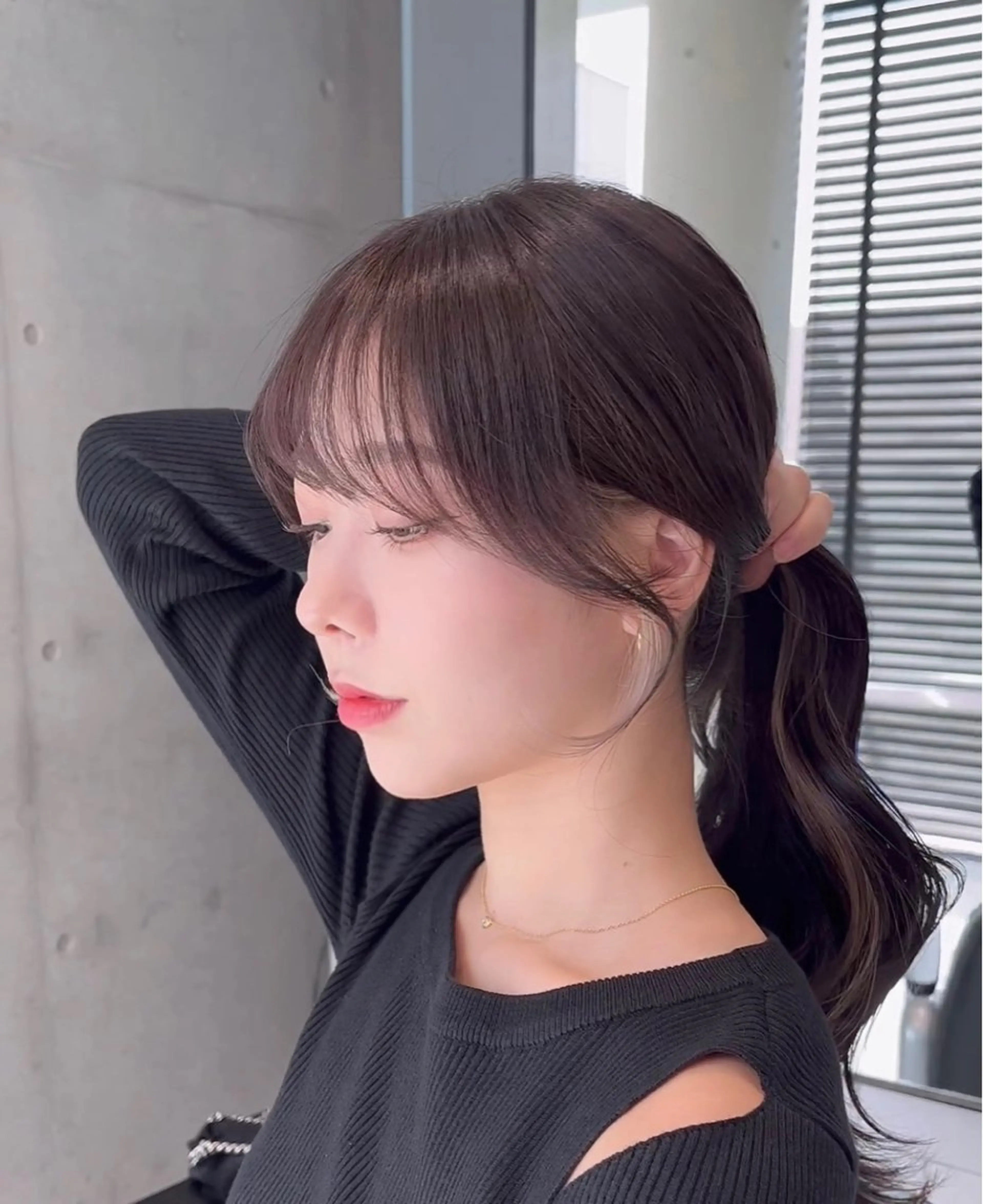 ミディアム カラー カット ヘアカラー トリートメント 🌫️大人韓国ヘア 🌫️naoyaのヘアスタイル