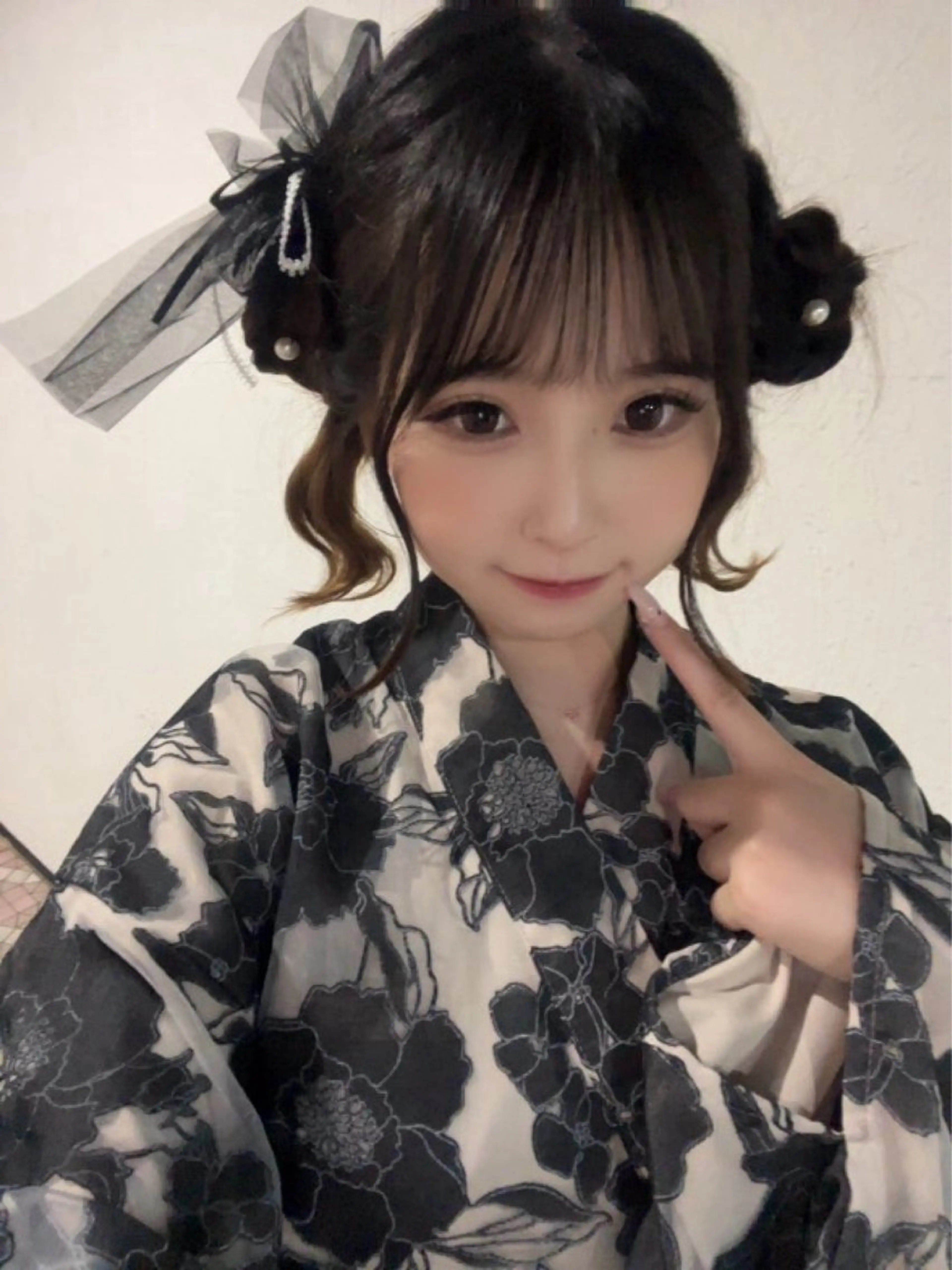 ヘアアレンジ 浴衣 大井 あんずのヘアスタイル