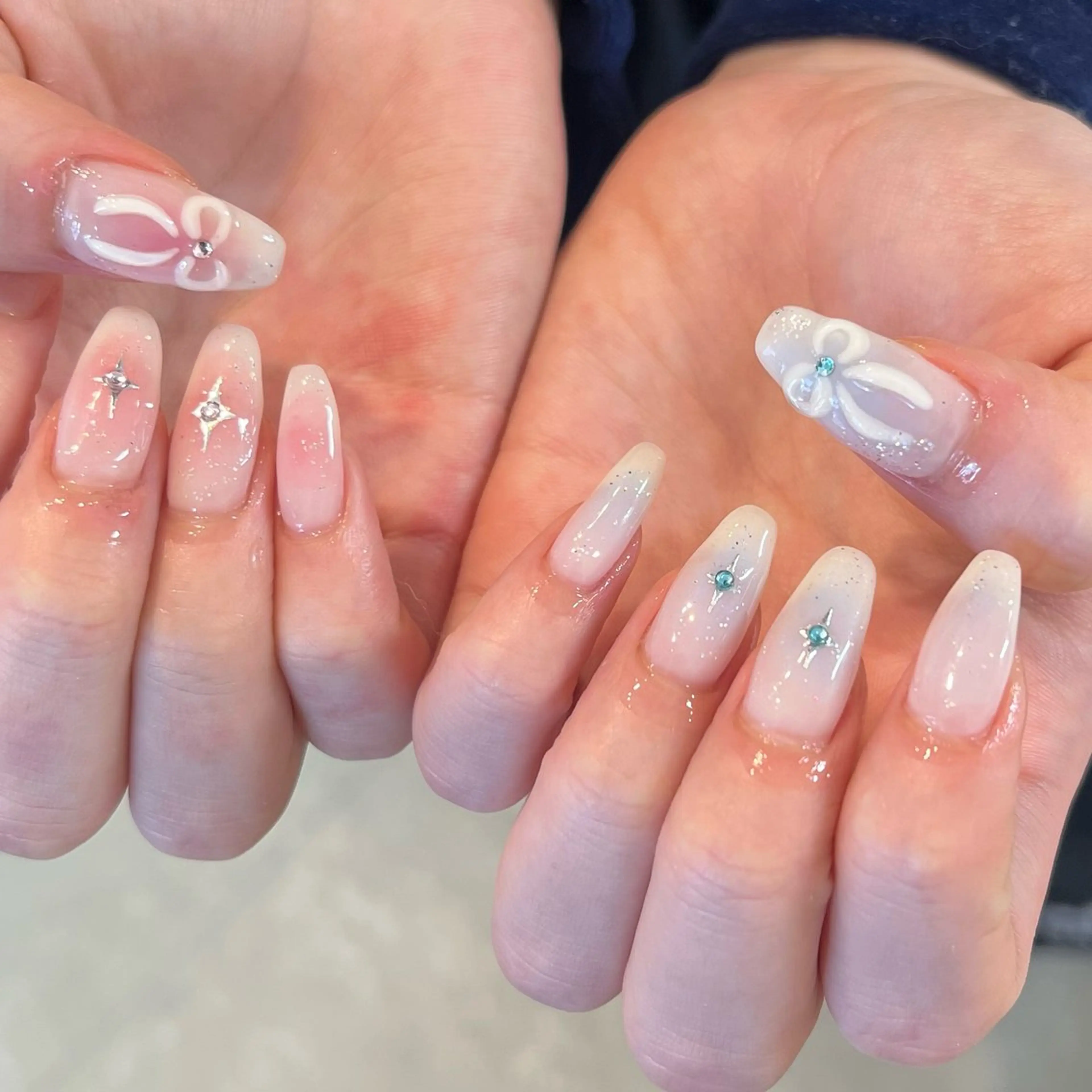 ネイル ハンドネイル sio.nail&eyebrow salon shimokitazawa2号店所属・nailist mana𖤐´-のネイルデザイン