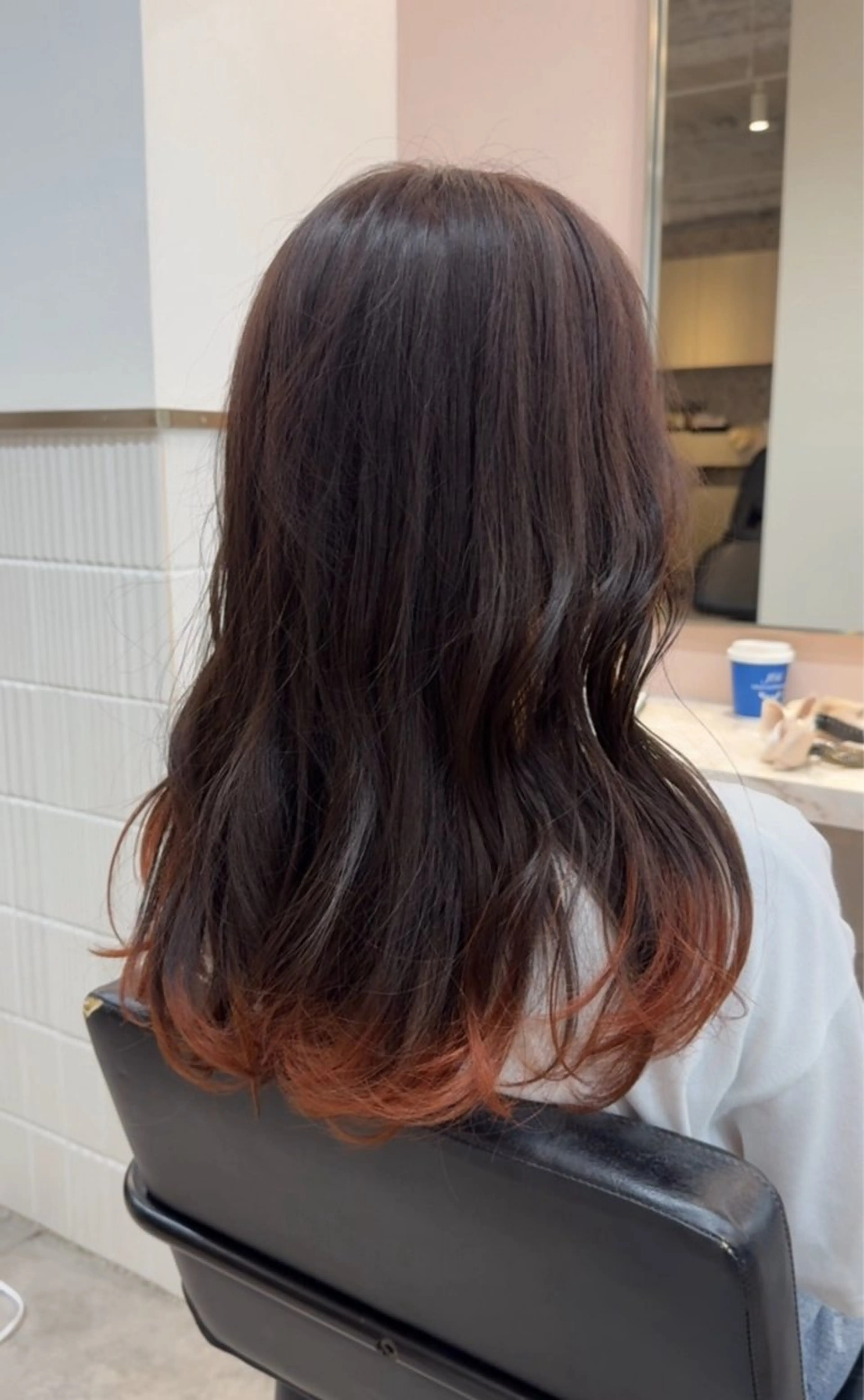 ロング 田中俊　縮毛矯正 髪質改善のヘアスタイル