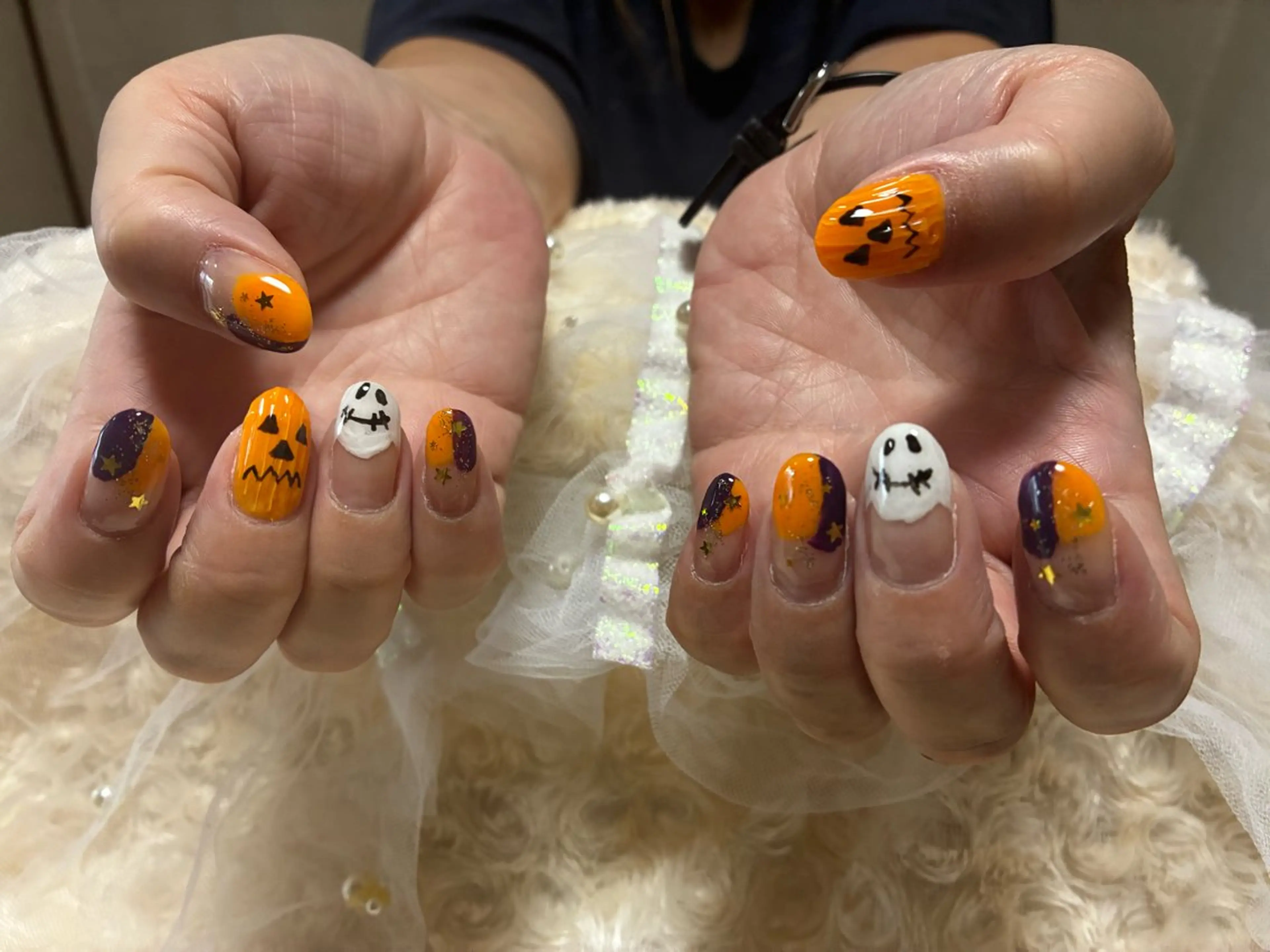 ネイル アートネイル ハロウィン ma sumiのネイルデザイン