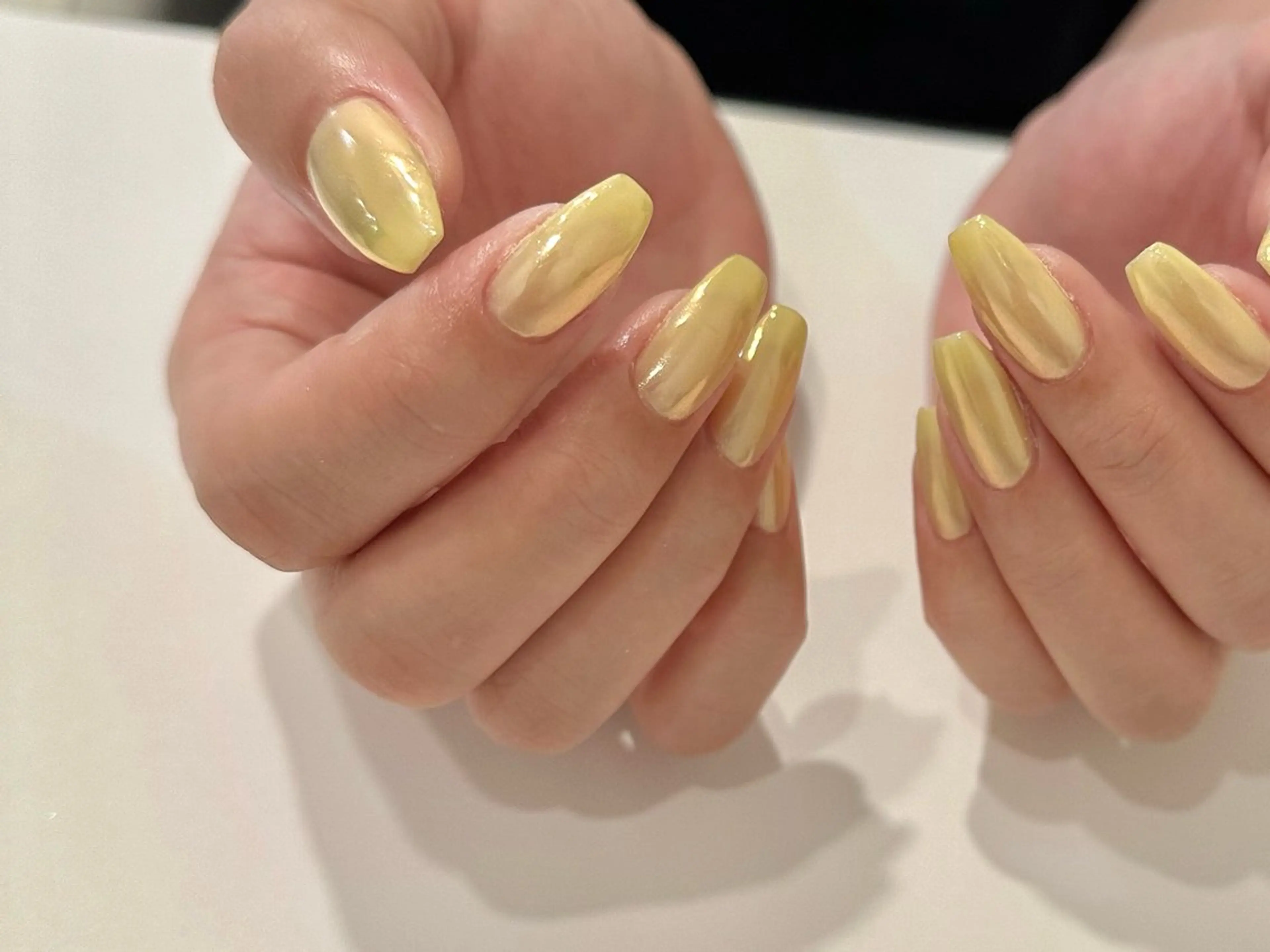 ネイル オーロラネイル ジェルネイル ミラーネイル ニュアンスネイル ワンカラーネイル ハンドネイル Kotoha (ことは)のネイルデザイン