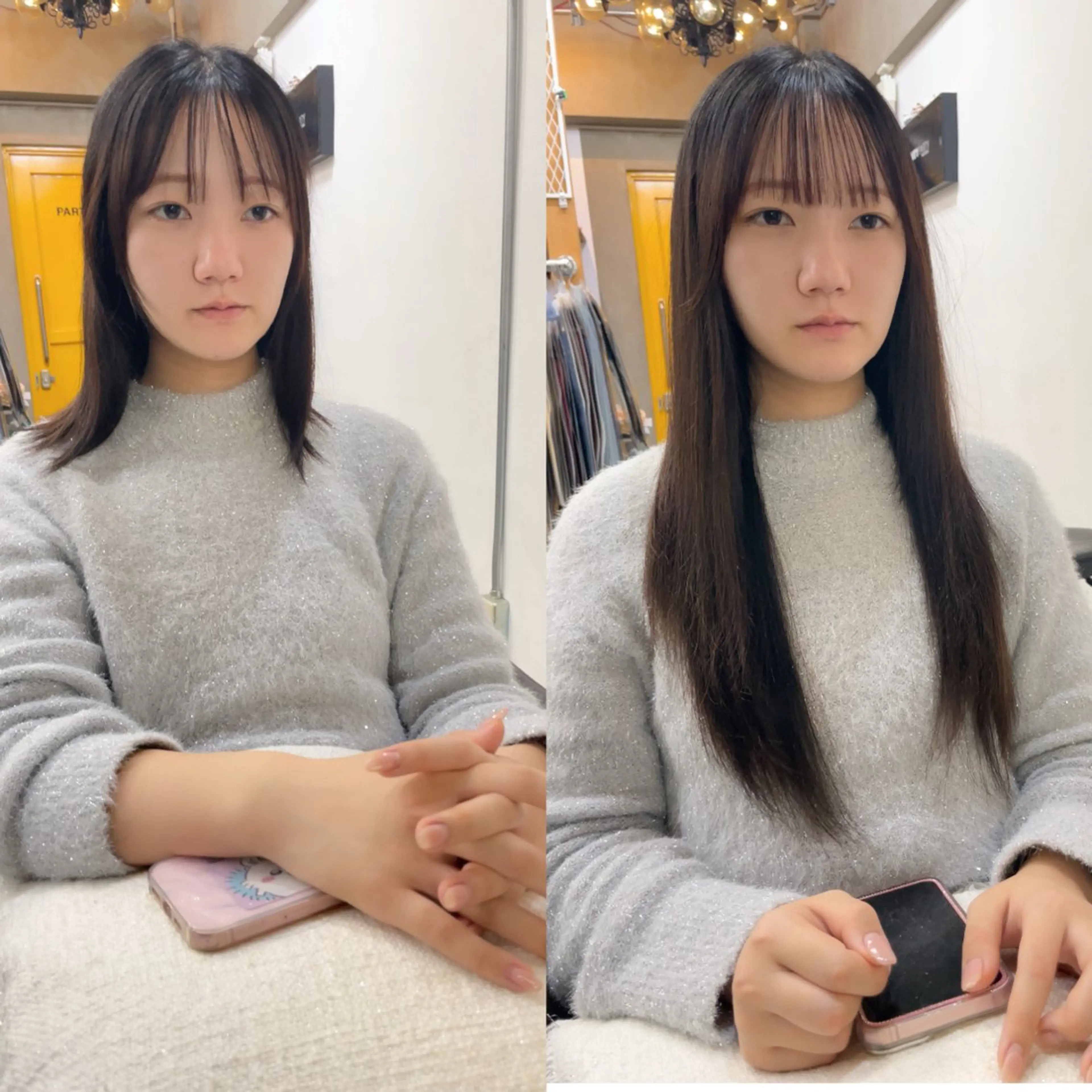 ロング プルエクステ界隈 ハイトーン/カツオ✨のヘアスタイル