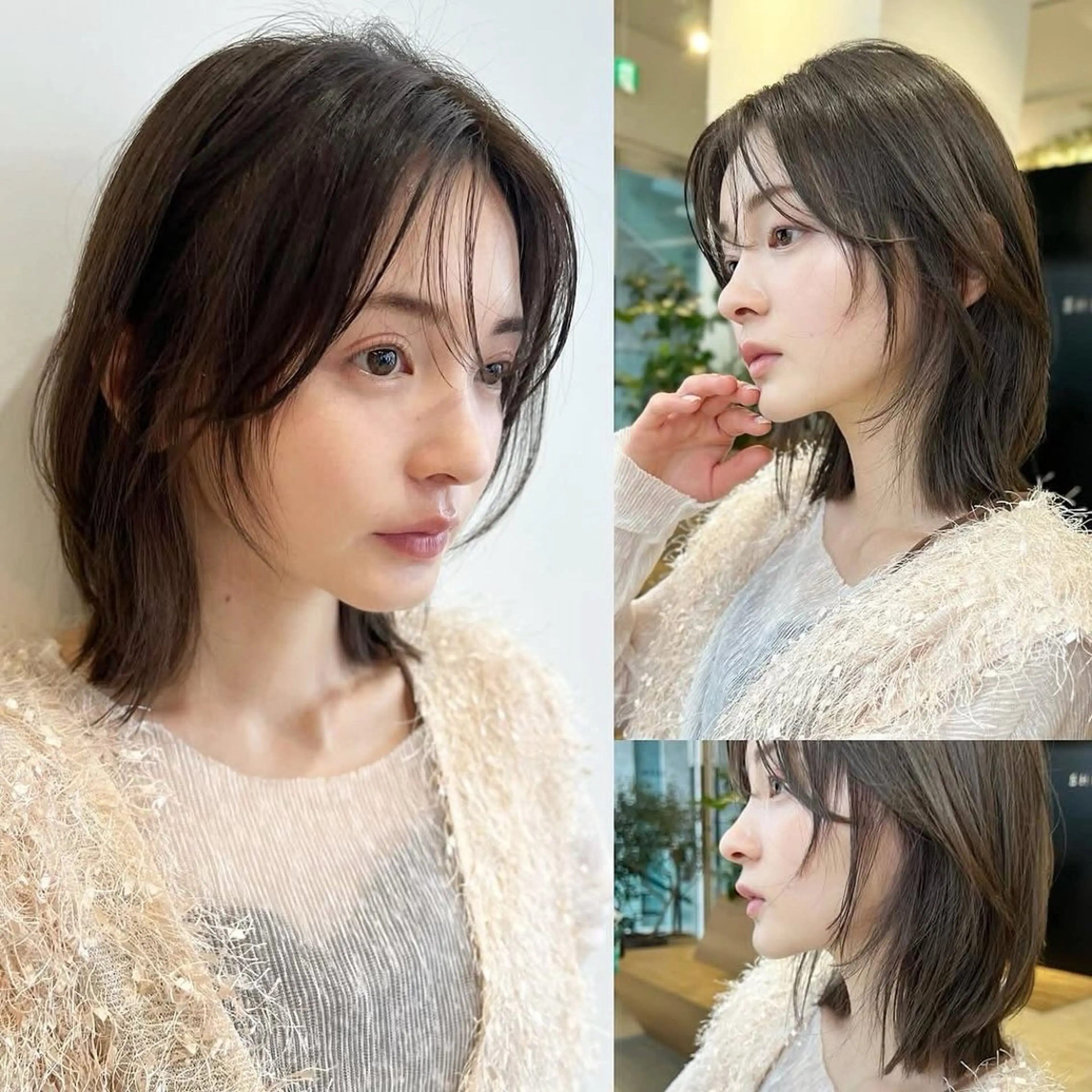 ミディアム ミディアムレイヤー レイヤーカット 表参道SHEA Am iのヘアスタイル