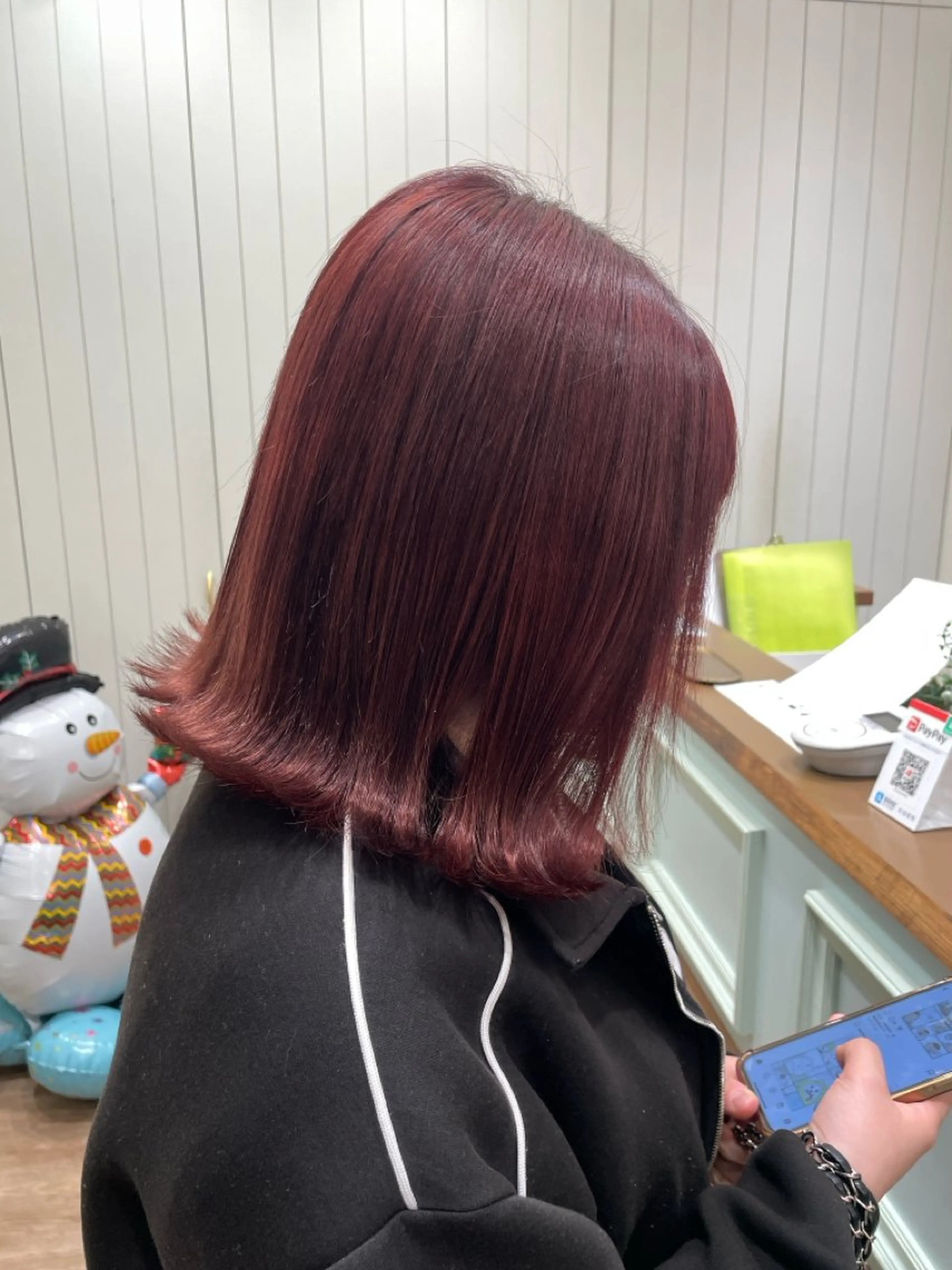 ショート ヘアカラー レイヤー／大宮／韓国 🤍AYA🤍のヘアスタイル