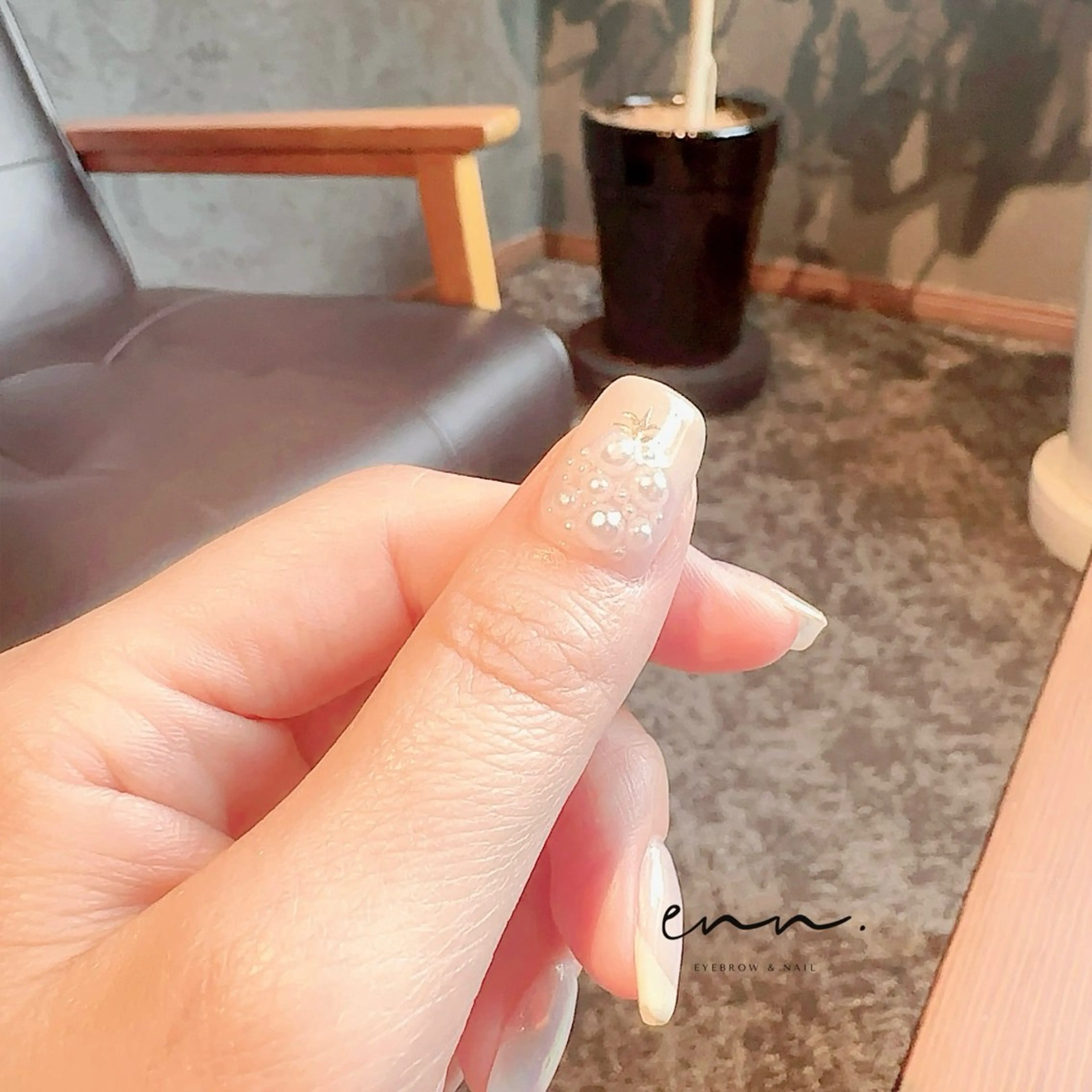 ネイル ジェルネイル メンズネイル パラジェル enn. 【眉毛/ネイル】のネイルデザイン