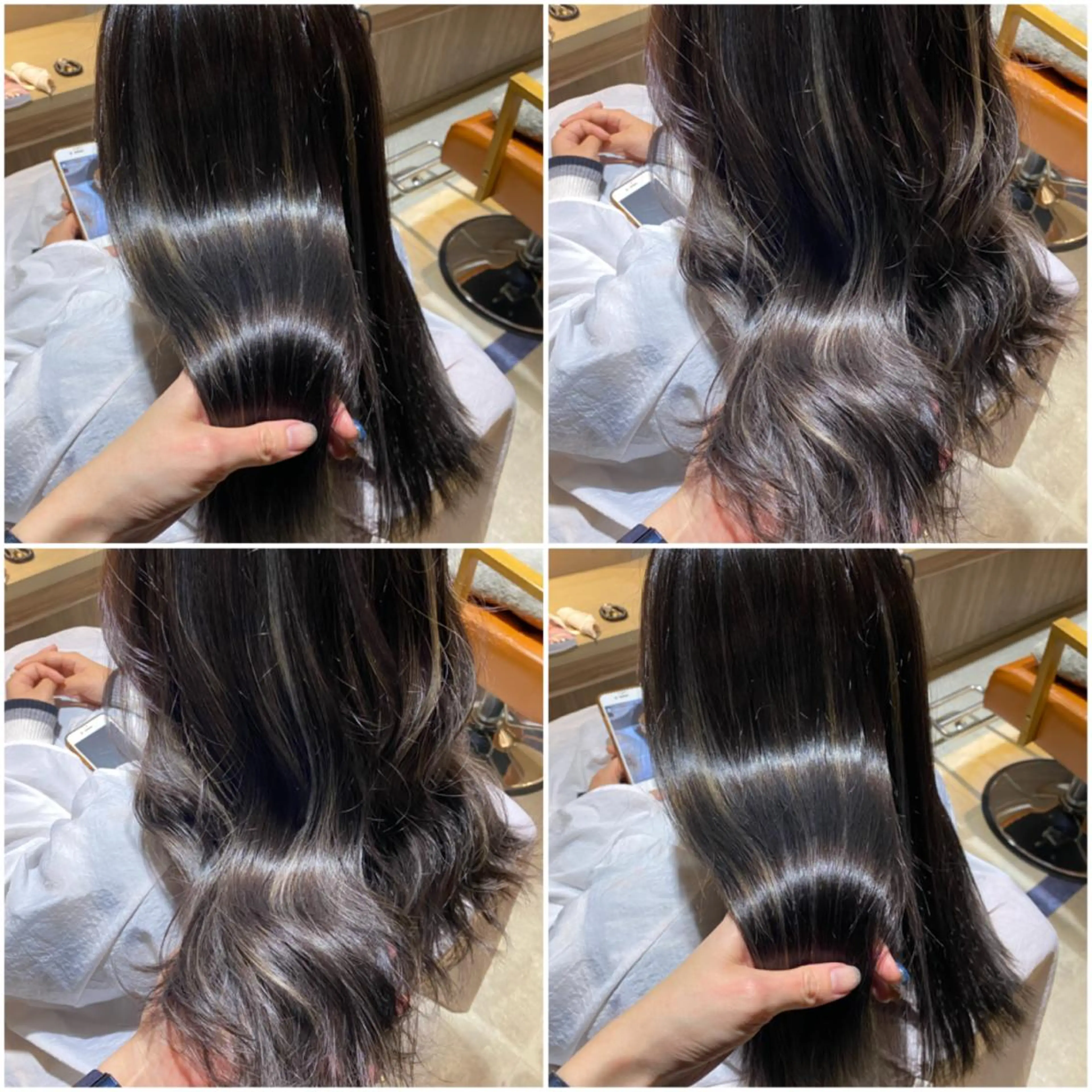 カラー ハイライトカラー 外国人風カラー 🐻結んで可愛い hair EMI🐻のヘアスタイル