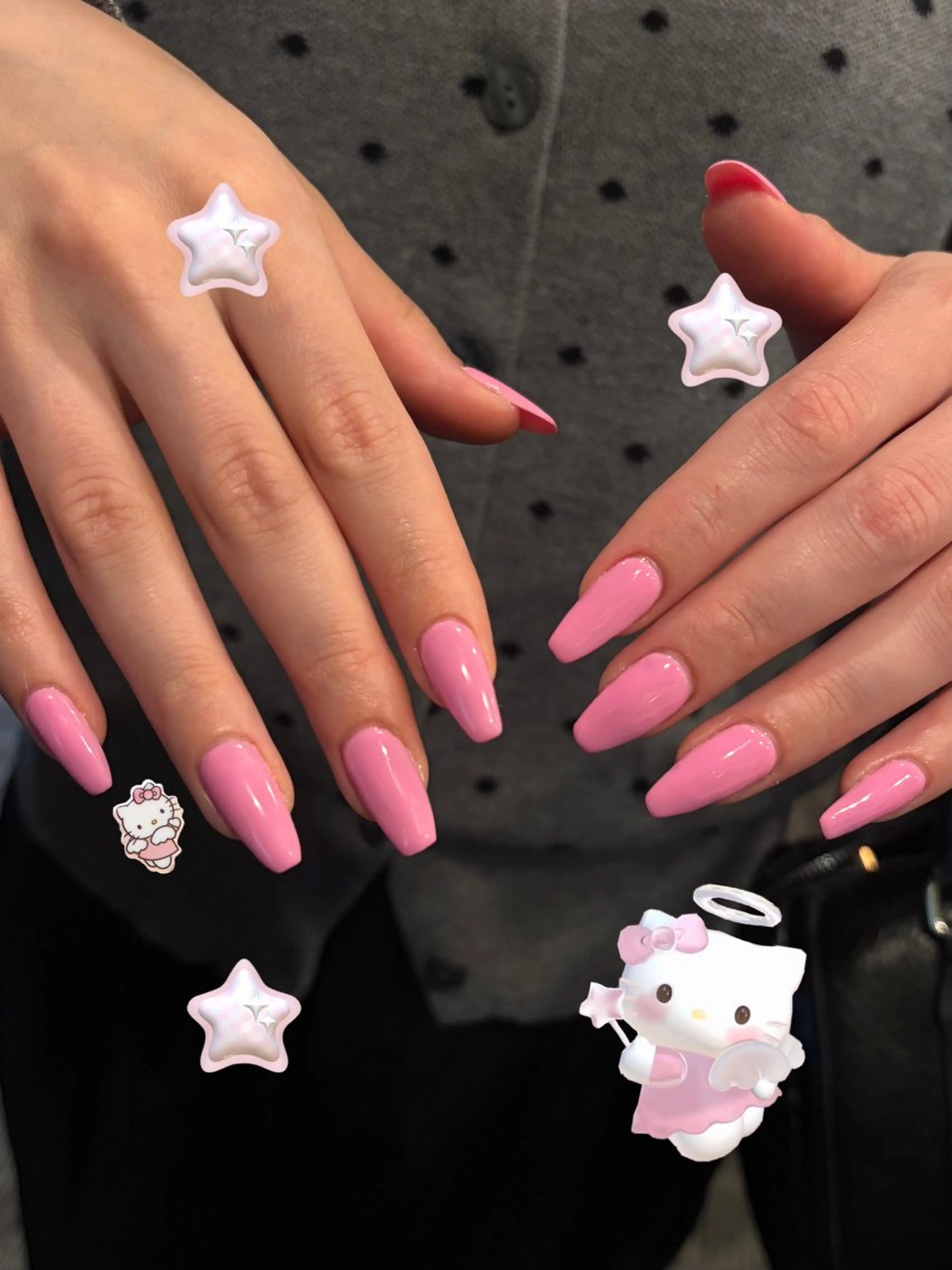 ネイル 長さ出し ワンカラーネイル ハンドネイル Nobady_ Ayaneのネイルデザイン