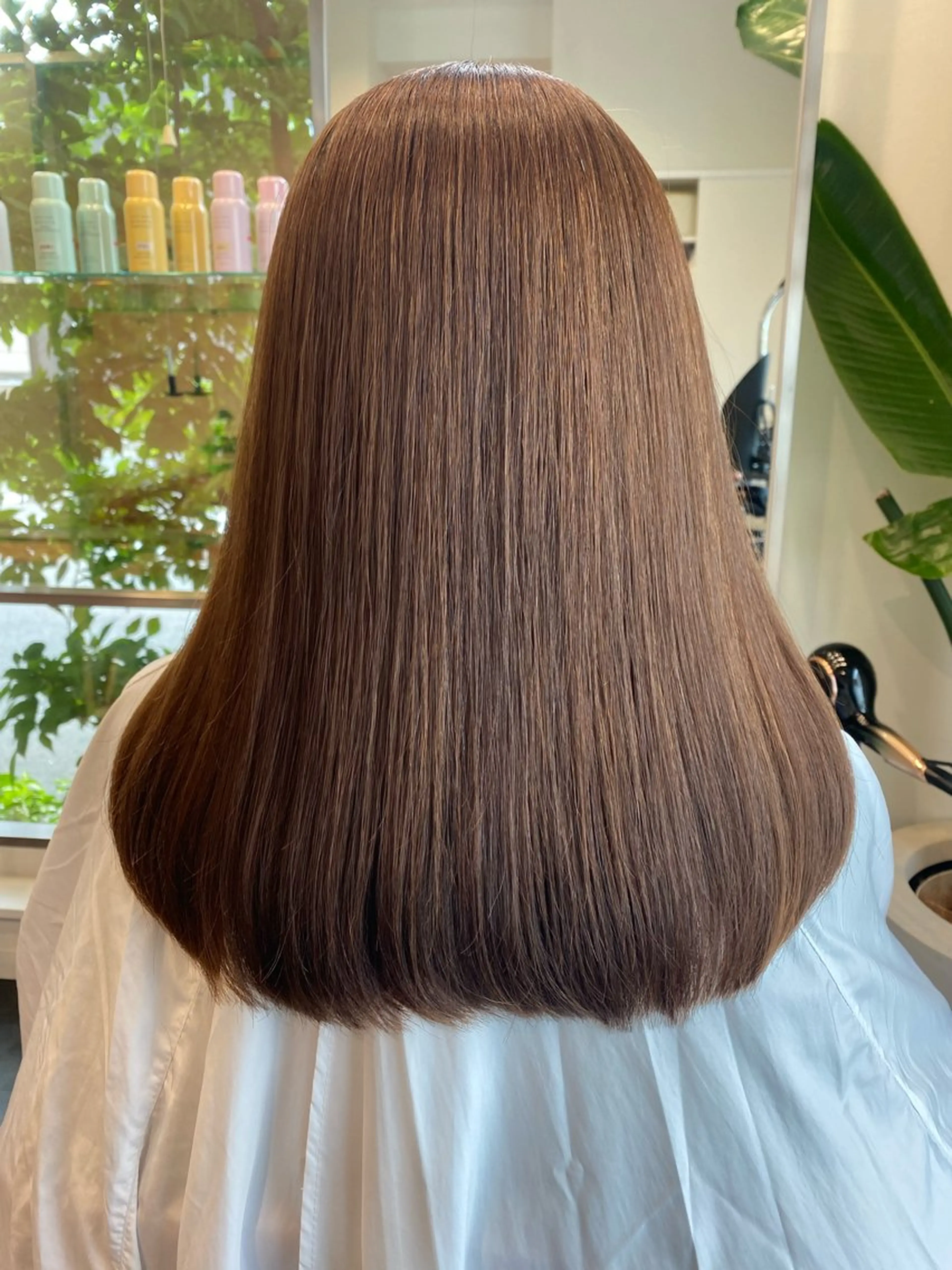 セミロング カラー カット 縮毛矯正 丁寧なカウンセリング 🌱ikumi🌱のヘアスタイル