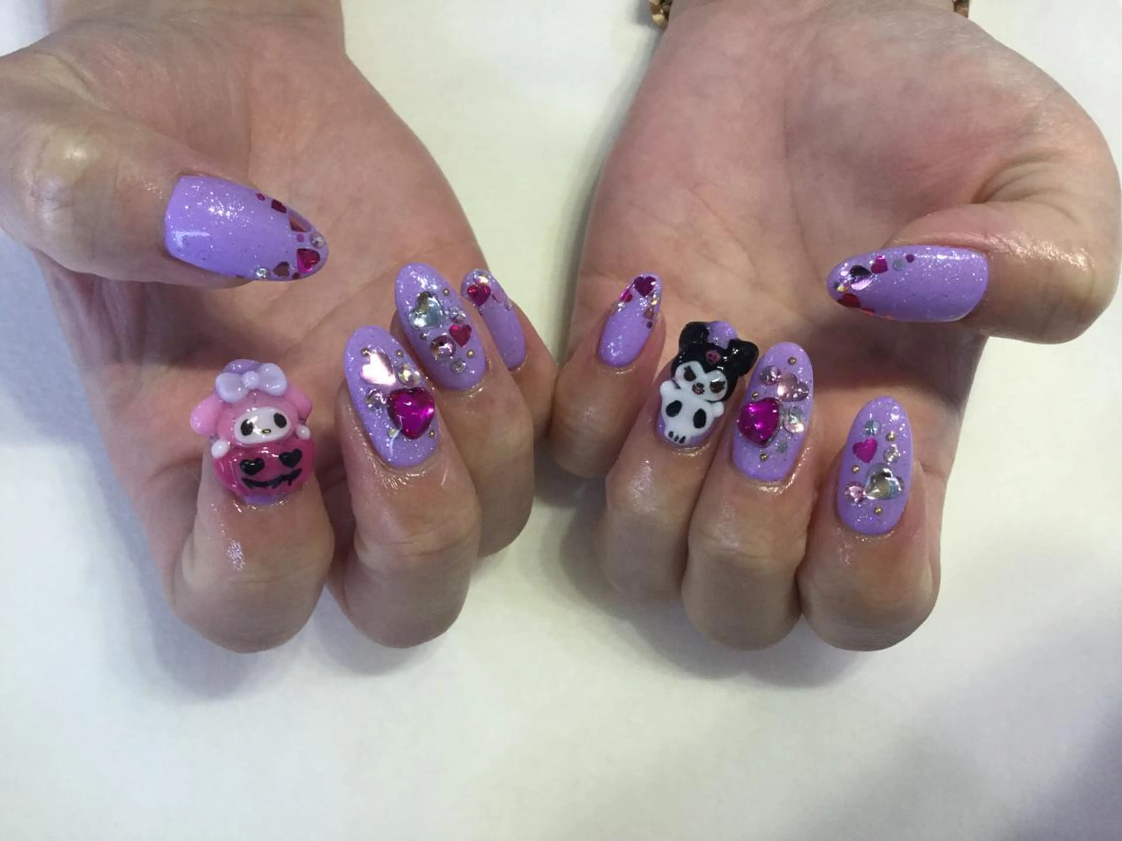 ネイル 💎🐰 saki. m 🐰💎のネイルデザイン