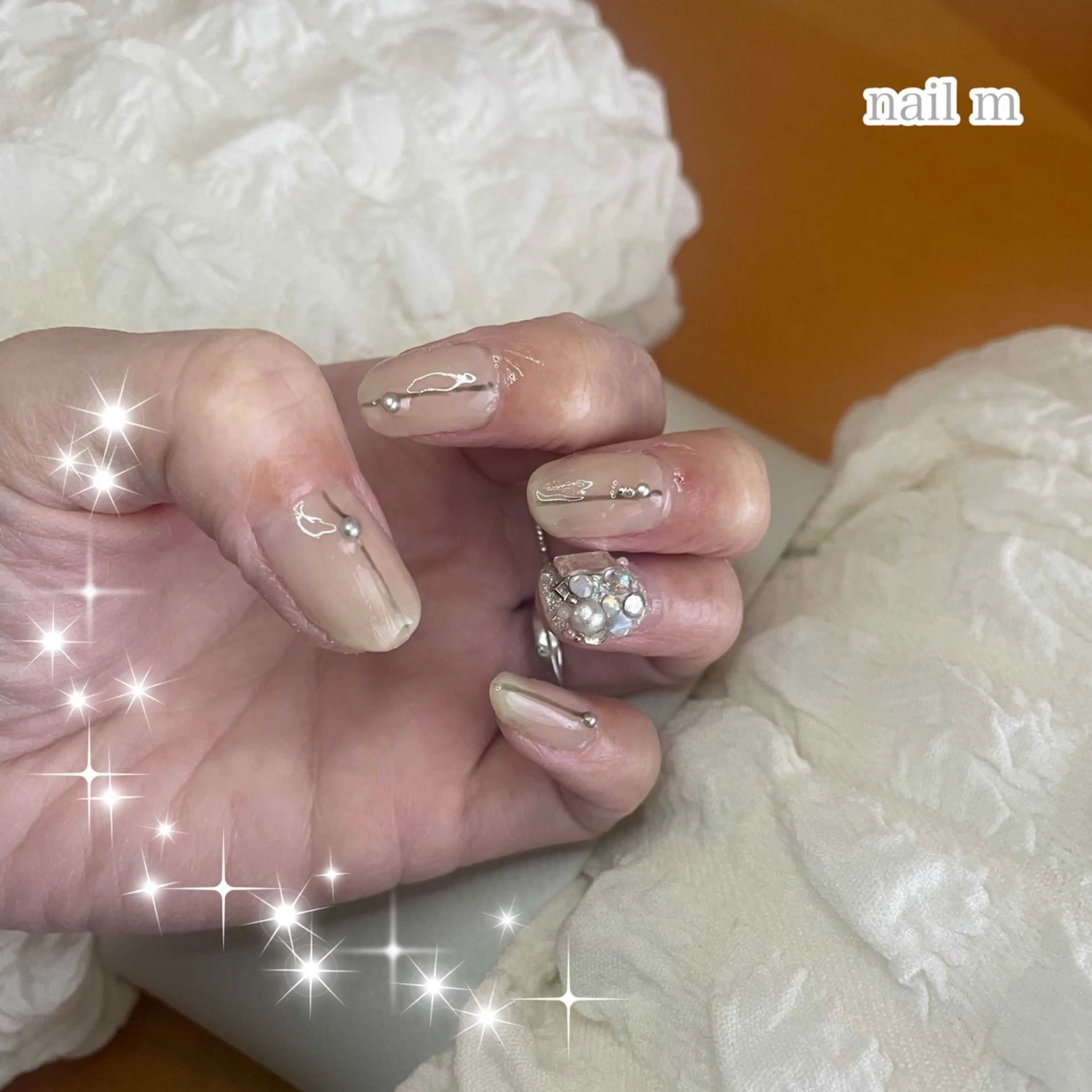 ネイル アートネイル ジェルネイル 卒業式 NAIL★M 真紀のネイルデザイン