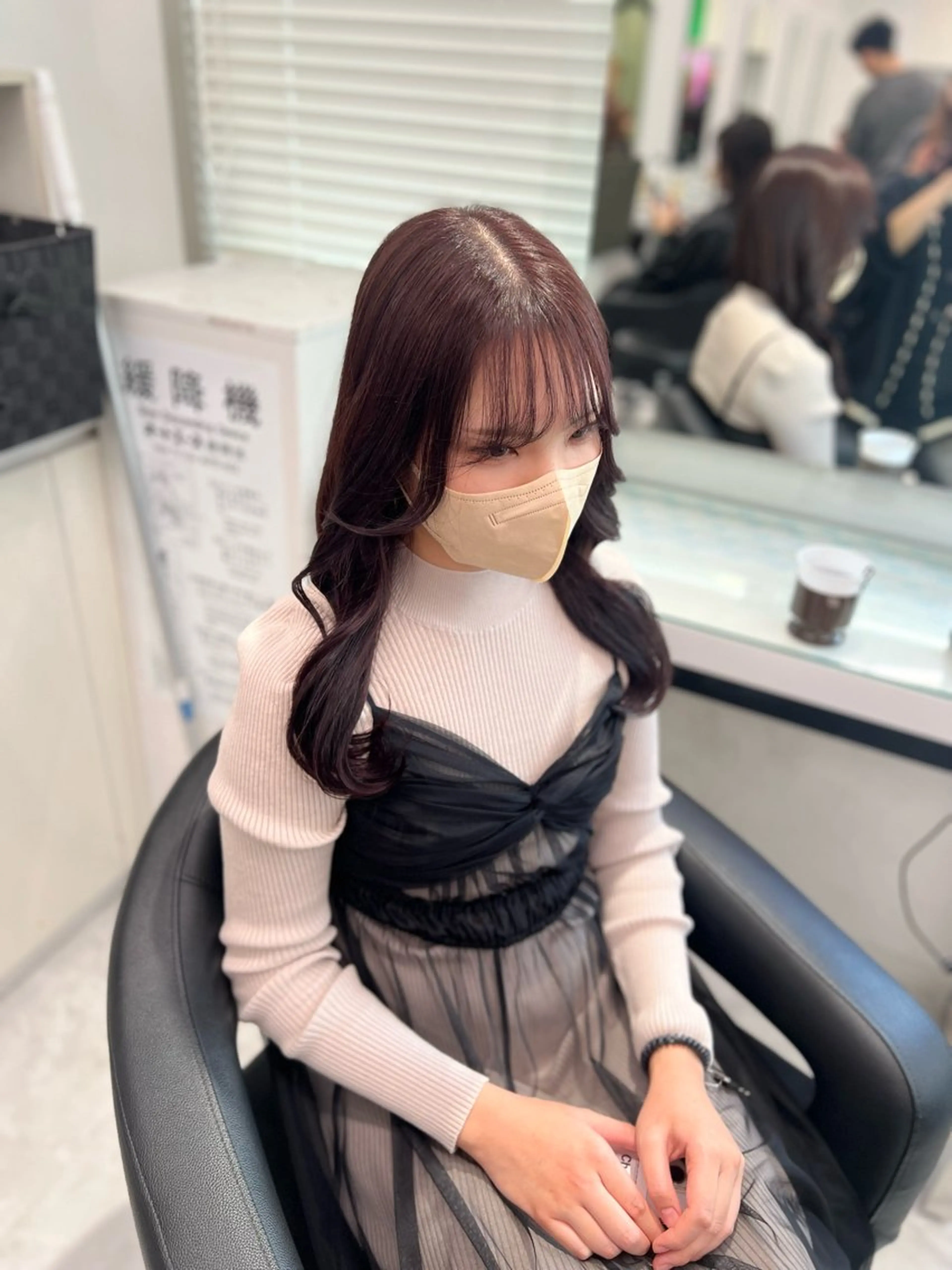 カラー ヘアカラー トリートメント ヘッドスパ ヘアセット ブリーチなし透明感 💗RYOTAのヘアスタイル