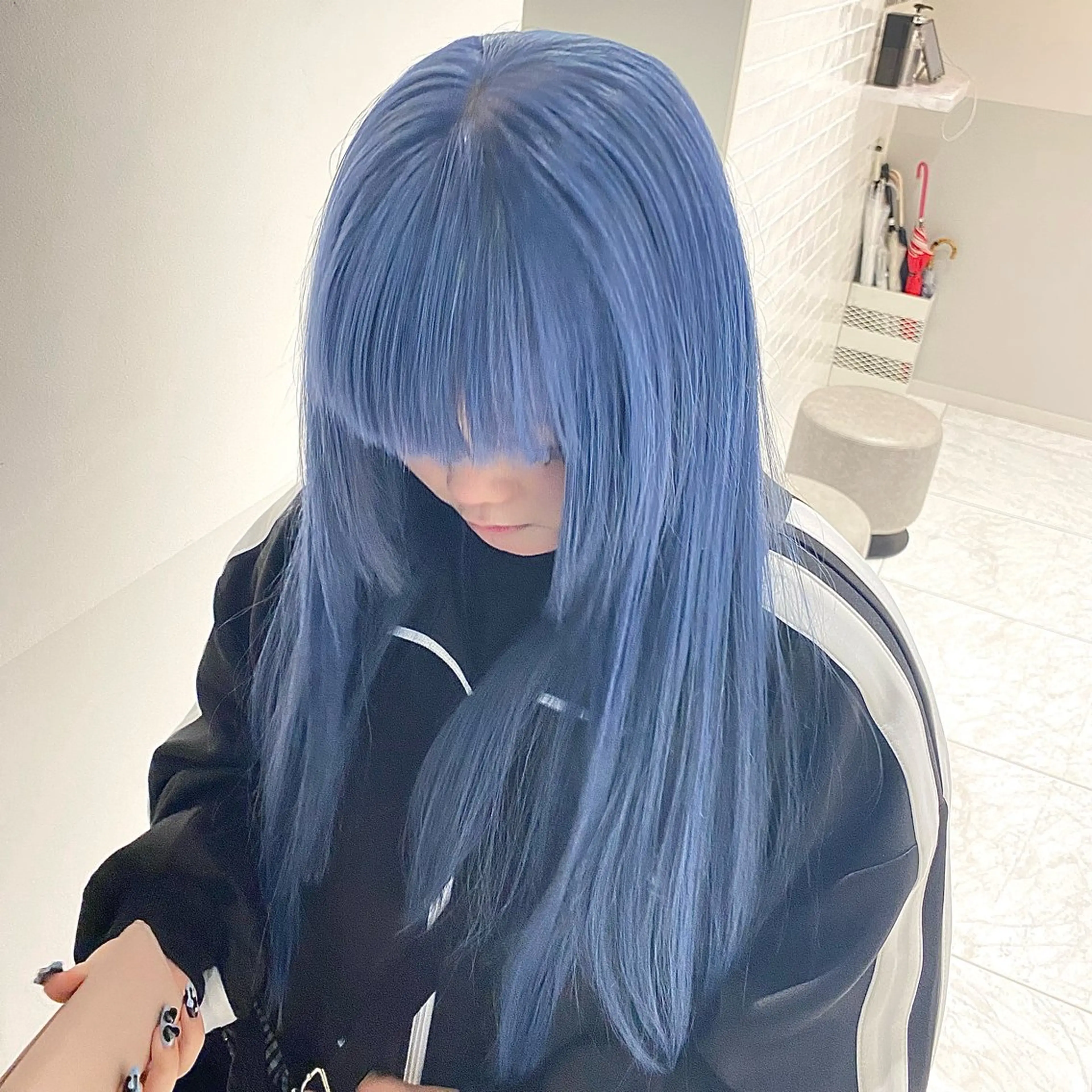 ロング カラー ヘアアレンジ メンズ ヘアカラー トリートメント SALOWIN所属・ハイトーン美容師 MASATOのヘアスタイル