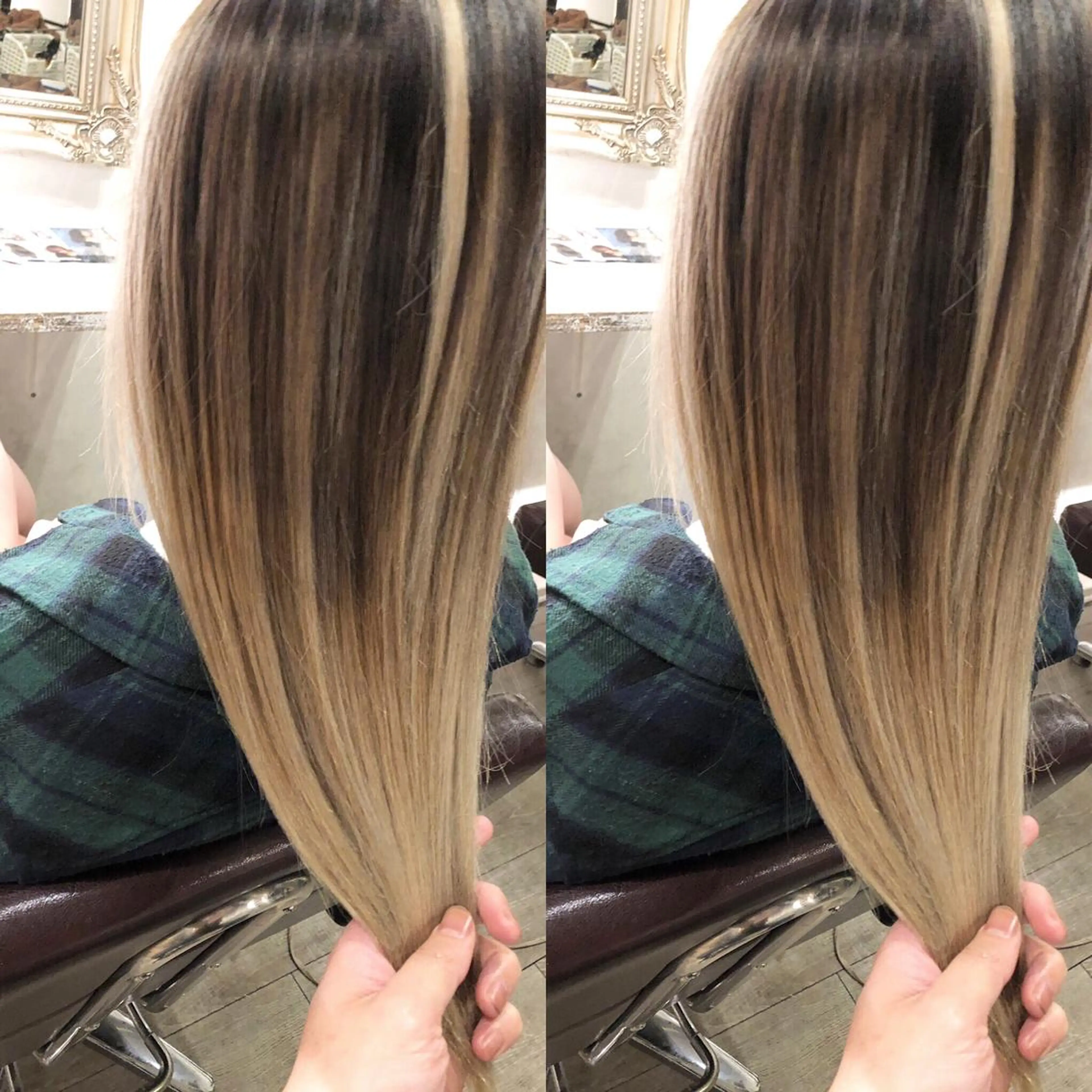 セミロング カラー 外国人風カラー ヘアカラー JILBLAN京都 ショート/ハイライトのヘアスタイル