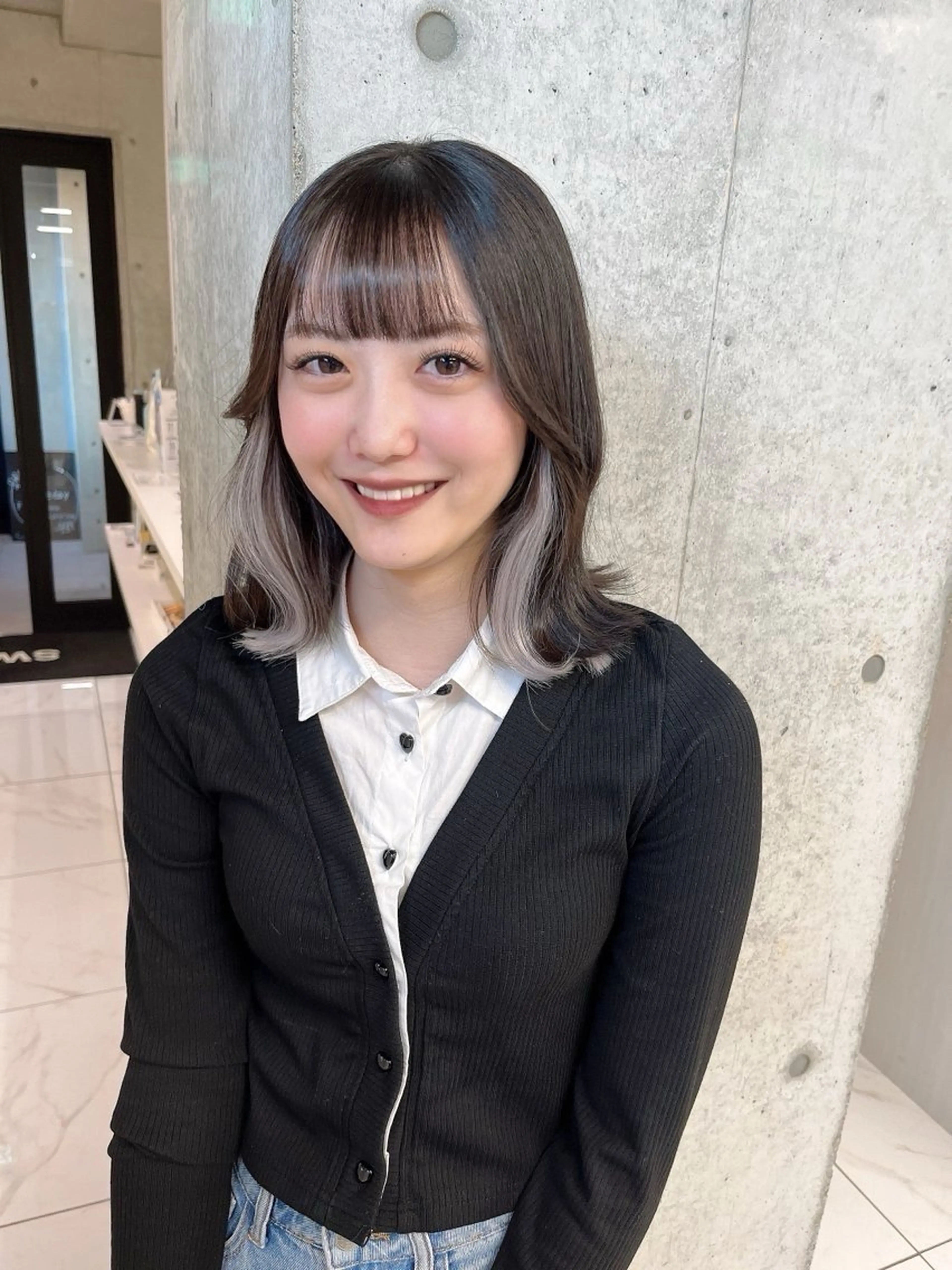 ミディアム エクステ エクステ りおな/髪質改善/ カラー /平尾のヘアスタイル