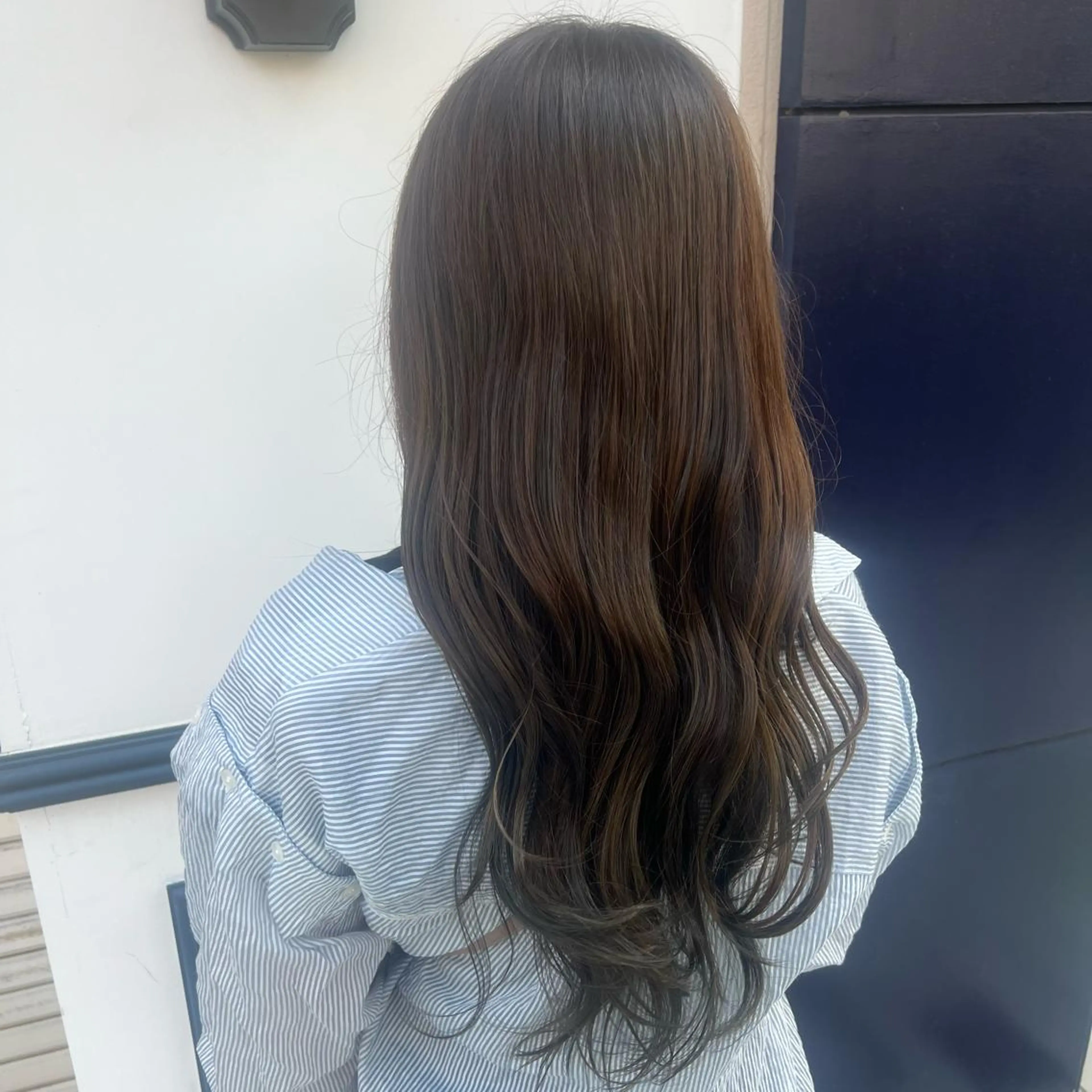 ロング カラー オリーブカラー 🥀さとう ゆうな🥀のヘアスタイル