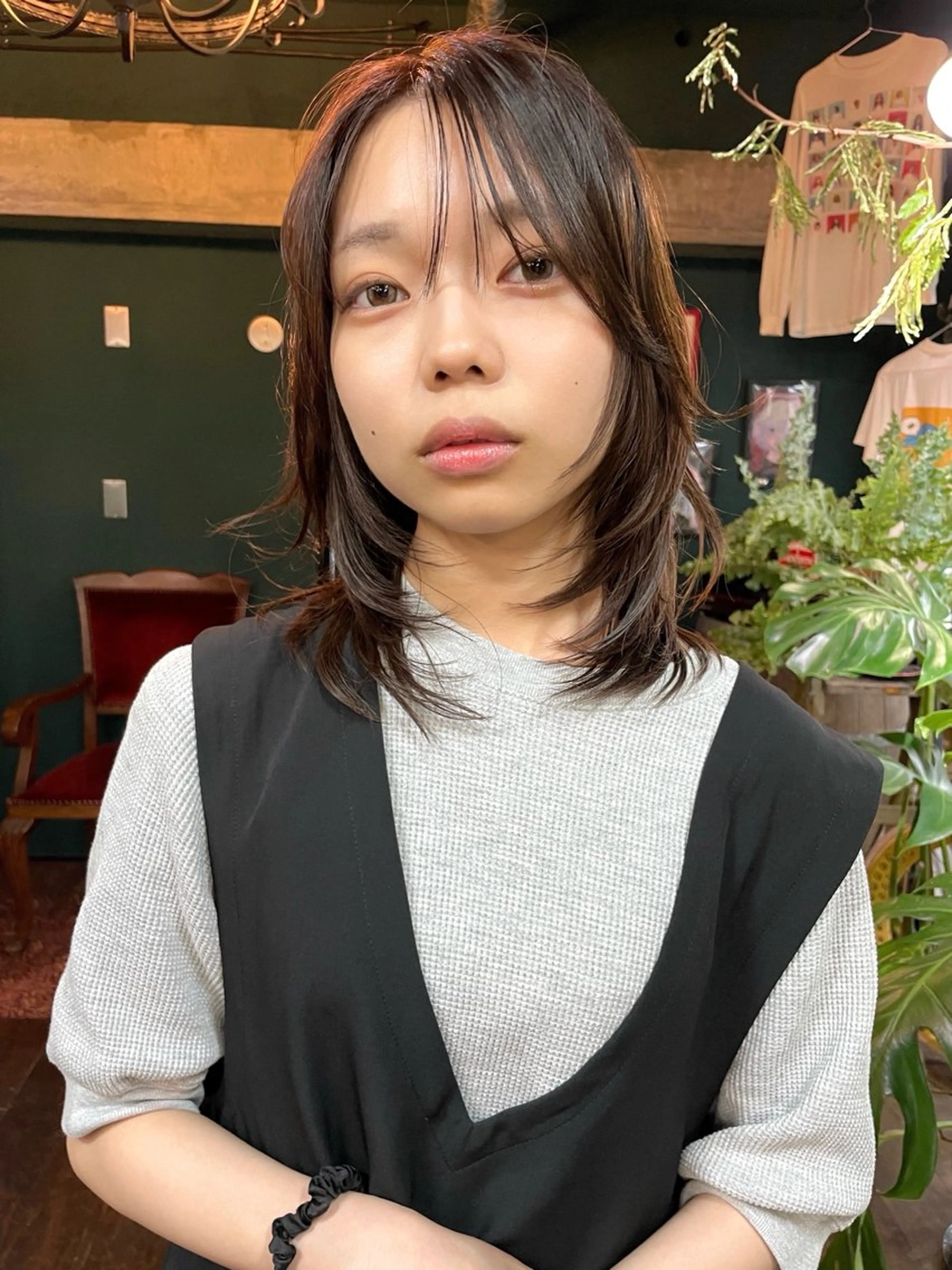 ミディアム レイヤーカット vivre libreのヘアスタイル