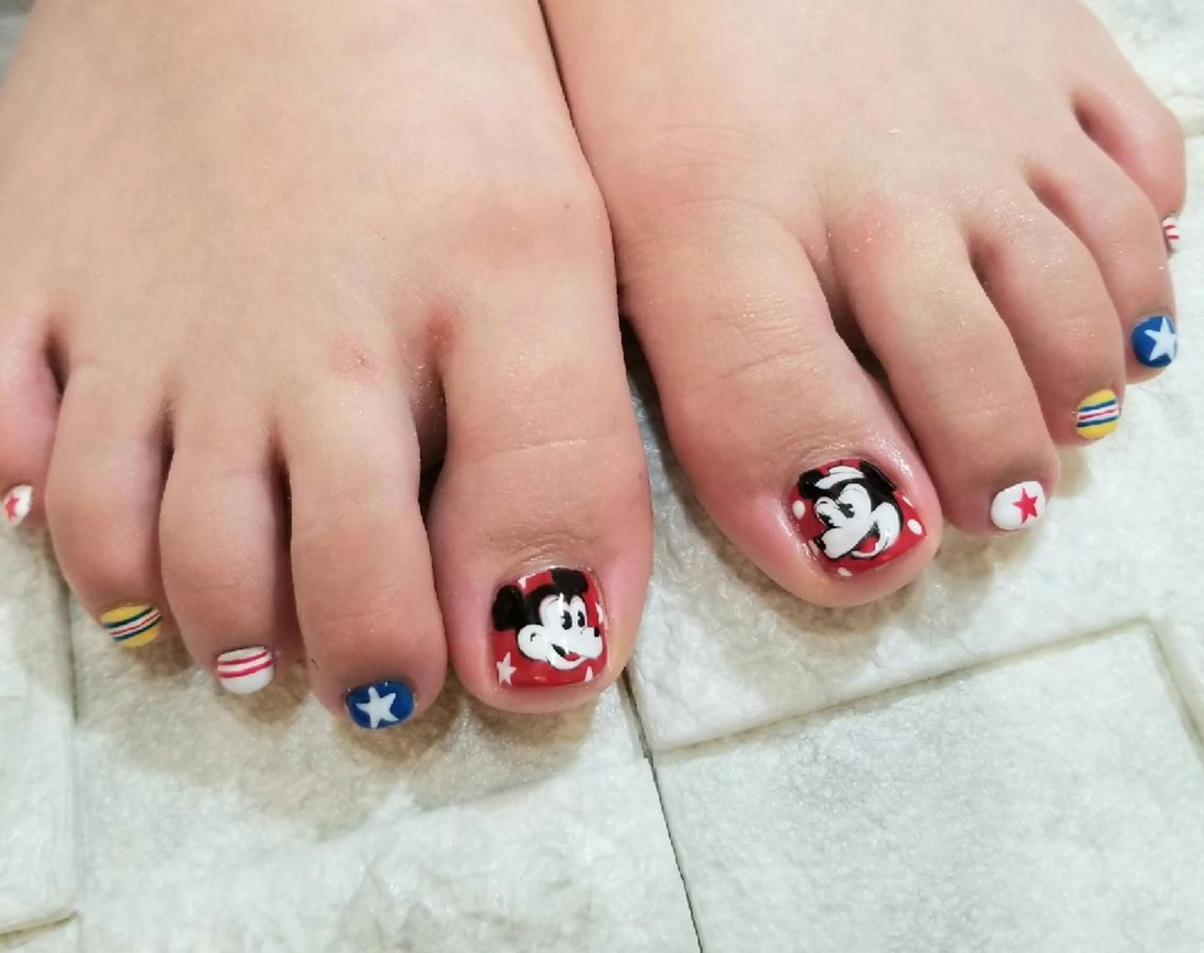 ネイル アートネイル フットネイル nijiiro🌈 サトウのネイルデザイン