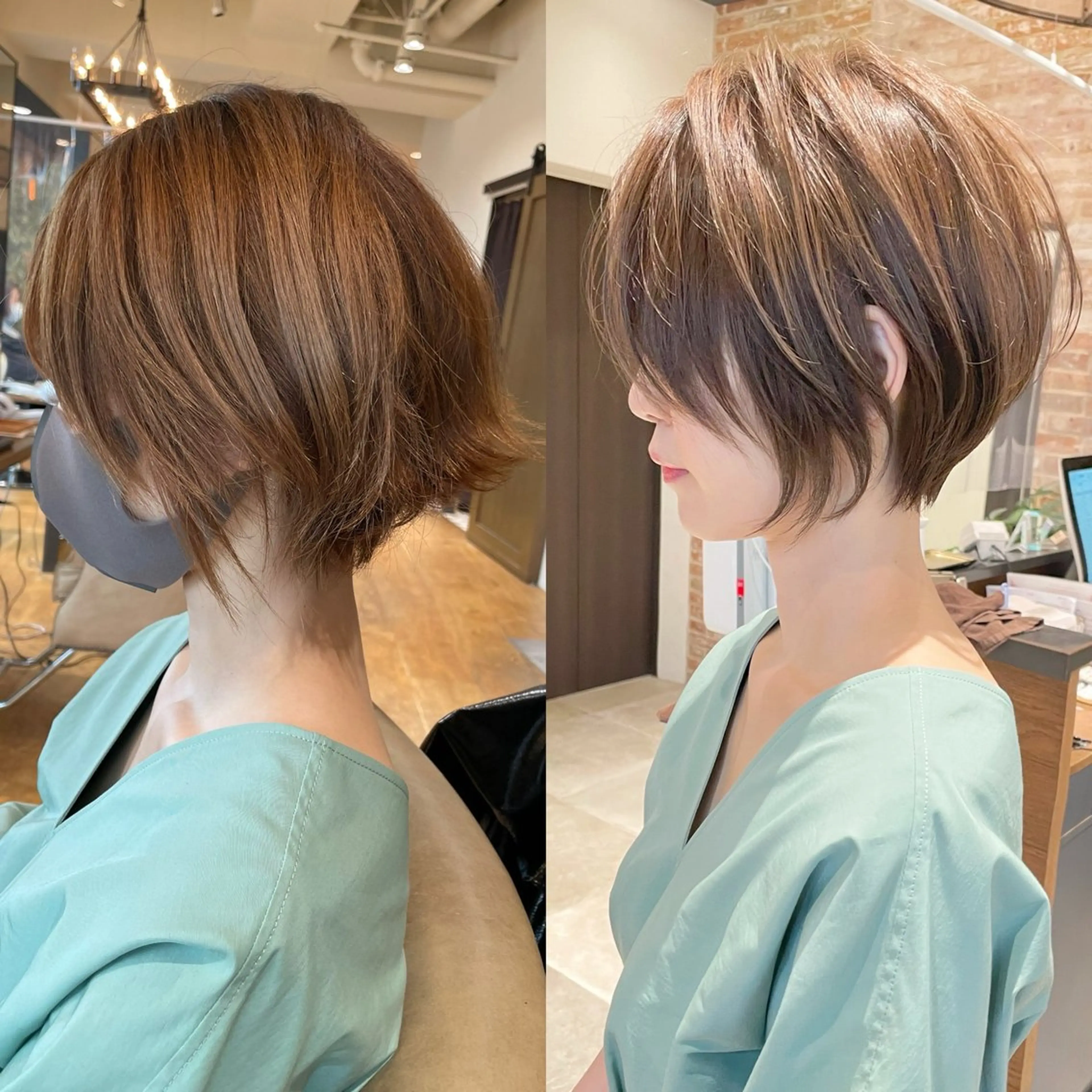 ショート カラー お悩み解決ひし形 ショート✂️　イガワのヘアスタイル