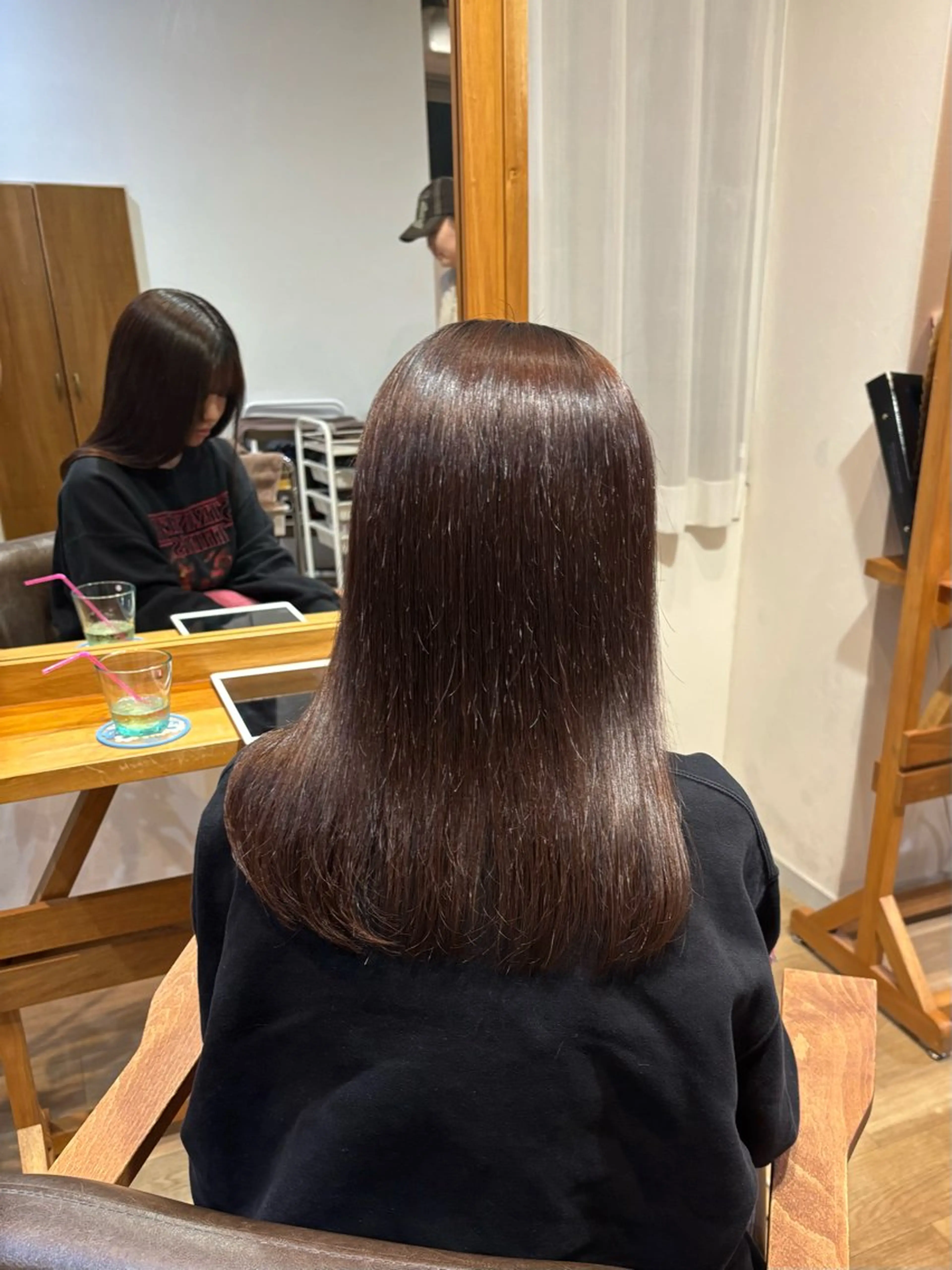 ロング パーマ 縮毛矯正 トリートメント カット 縮毛矯正 RINNO🌷艶髪/ 艶カラー/縮毛矯正のヘアスタイル