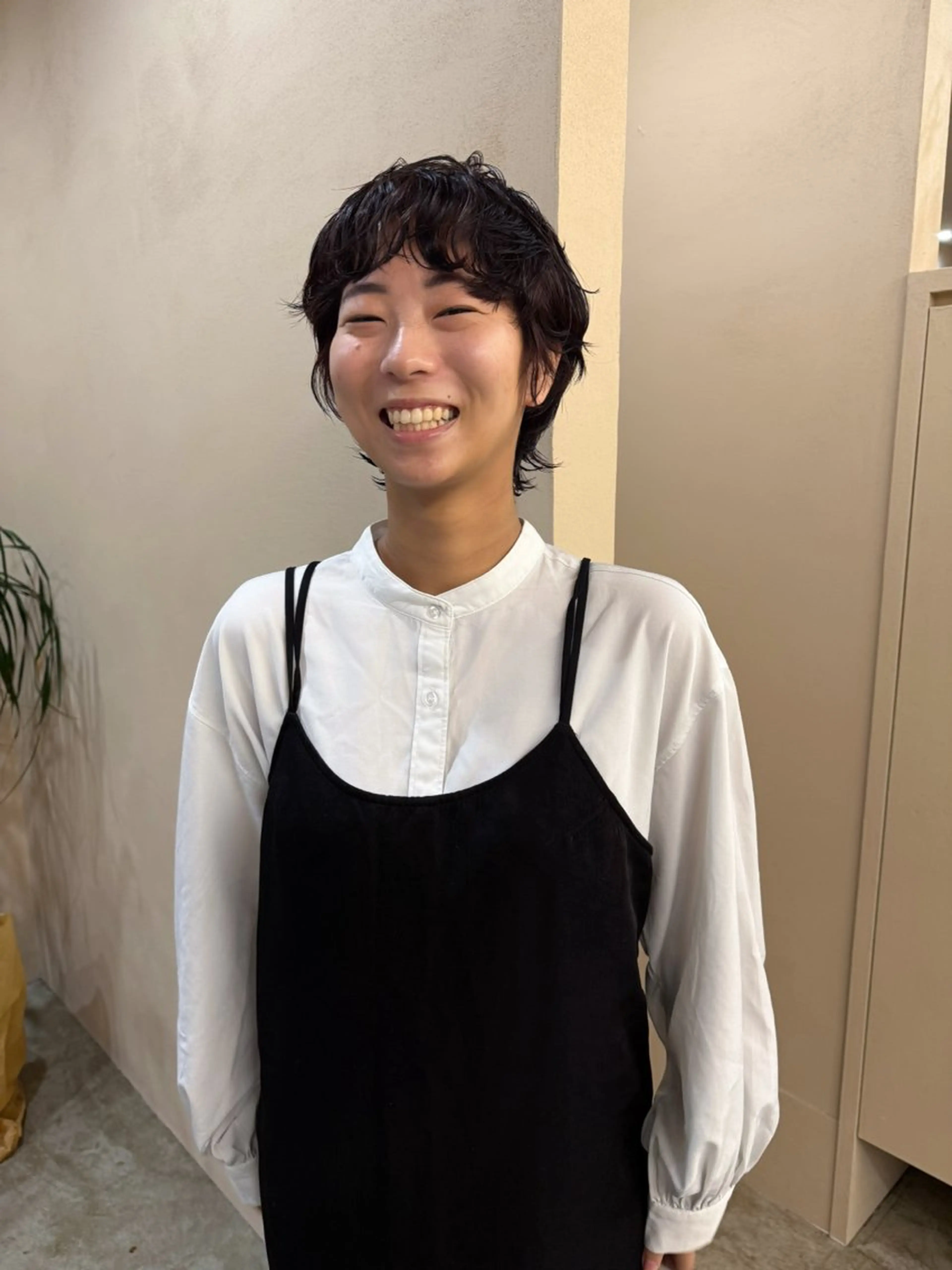 ショート パーマ ショートヘア 木村 桃子のヘアスタイル