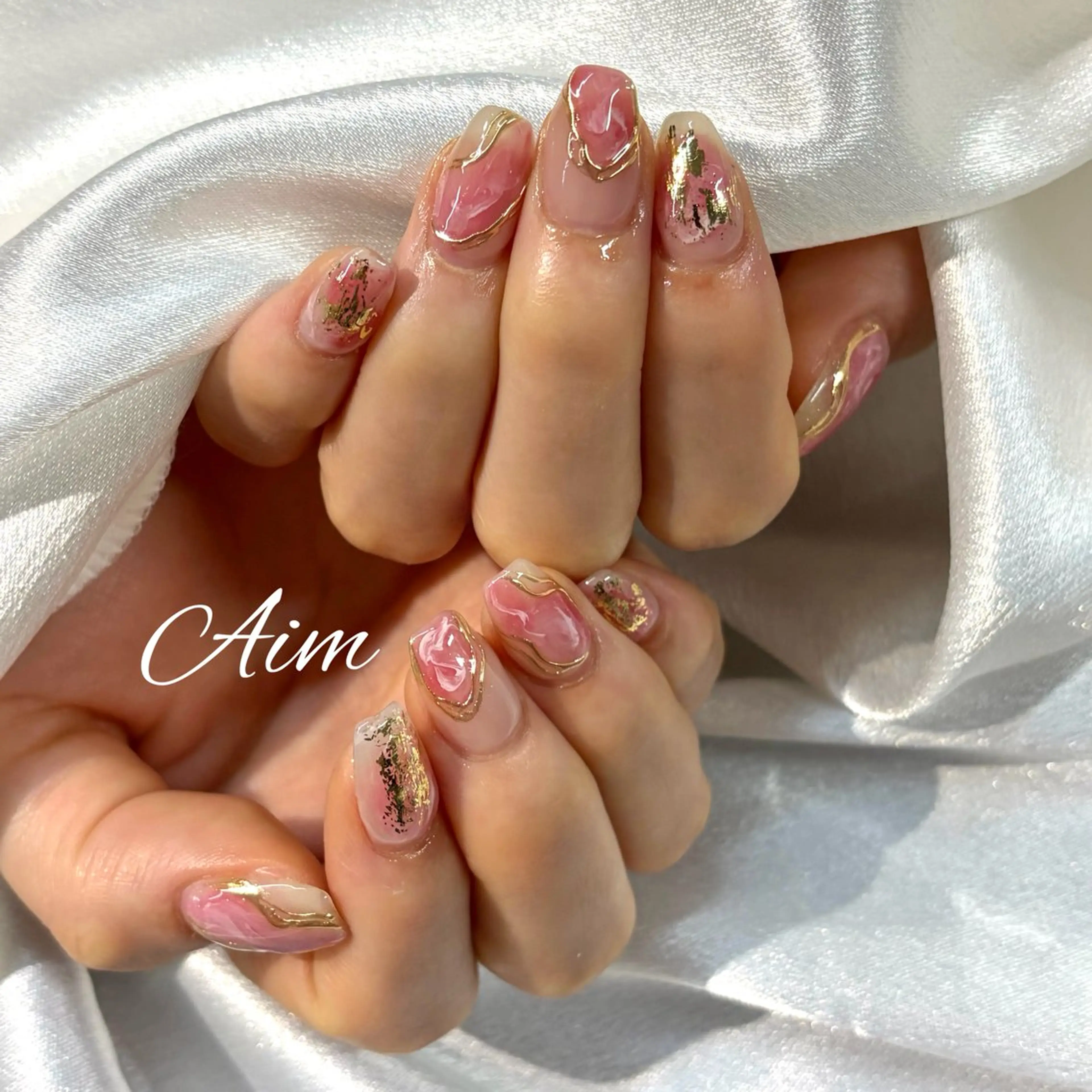 ネイル ハンドネイル Aim🌿 kanaのネイルデザイン