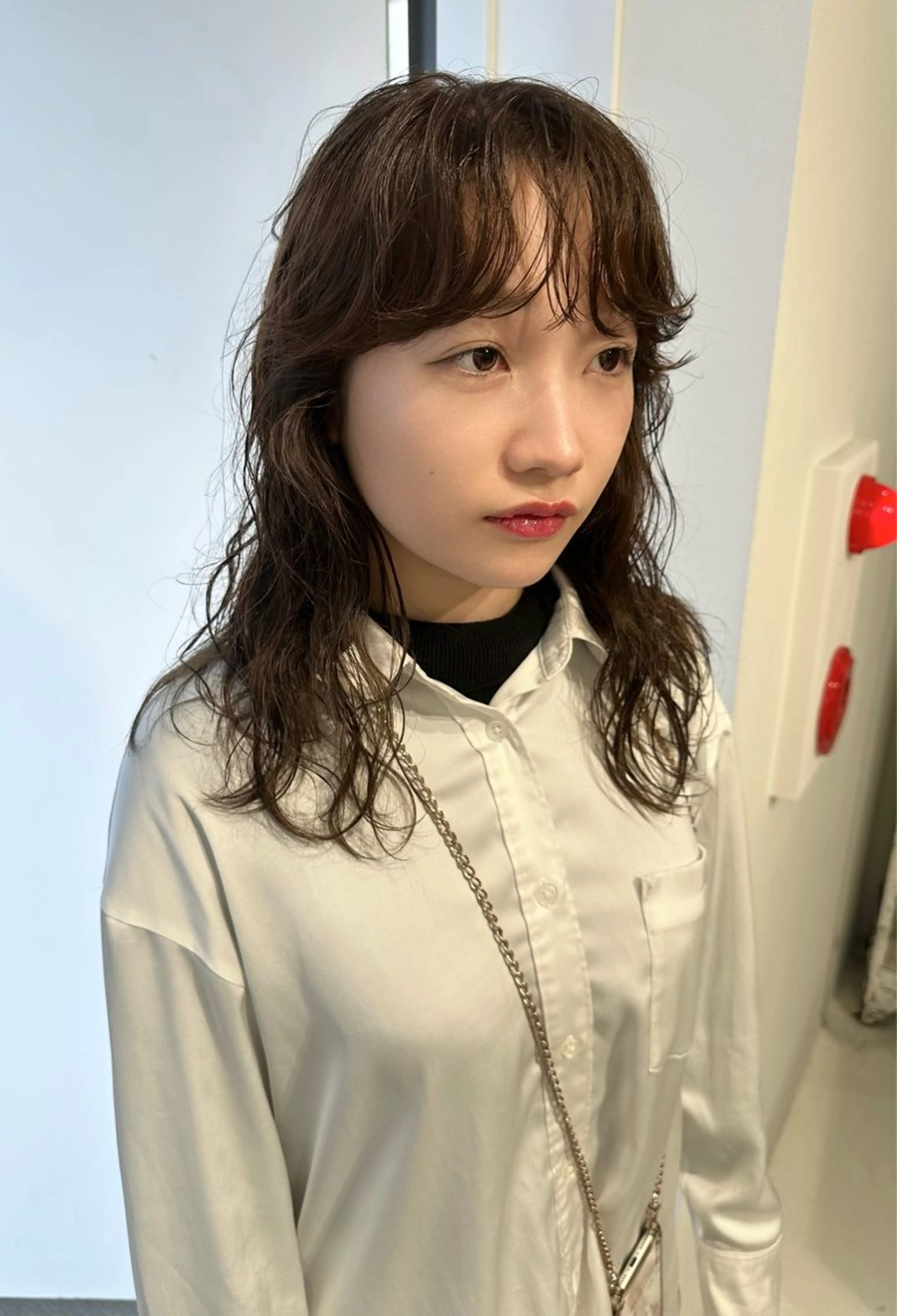 セミロング カラー パーマ カット ヘアカラー パーマ トリートメント レイヤーカット/艶髪 ✨💭KIRARIのヘアスタイル